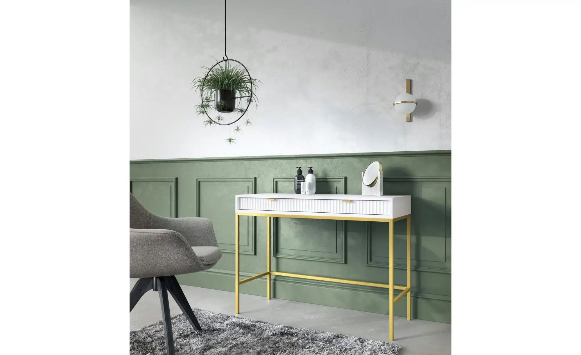 Thumbnail - Selsey Schminktisch  Vellore ¦ weiß ¦ Maße (cm): B: 104 H: 77 Tische > Schminktische - Höffner