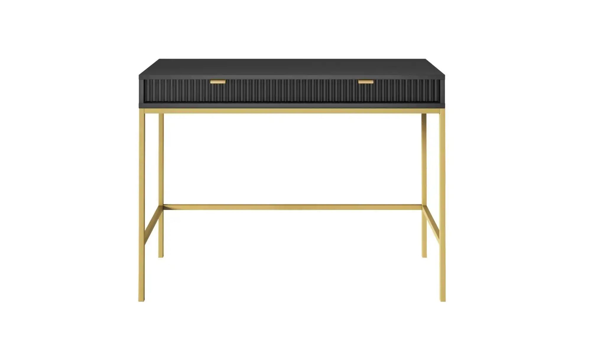 Selsey Schminktisch  Vellore ¦ schwarz ¦ Maße (cm): B: 104 H: 77 Tische > S günstig online kaufen