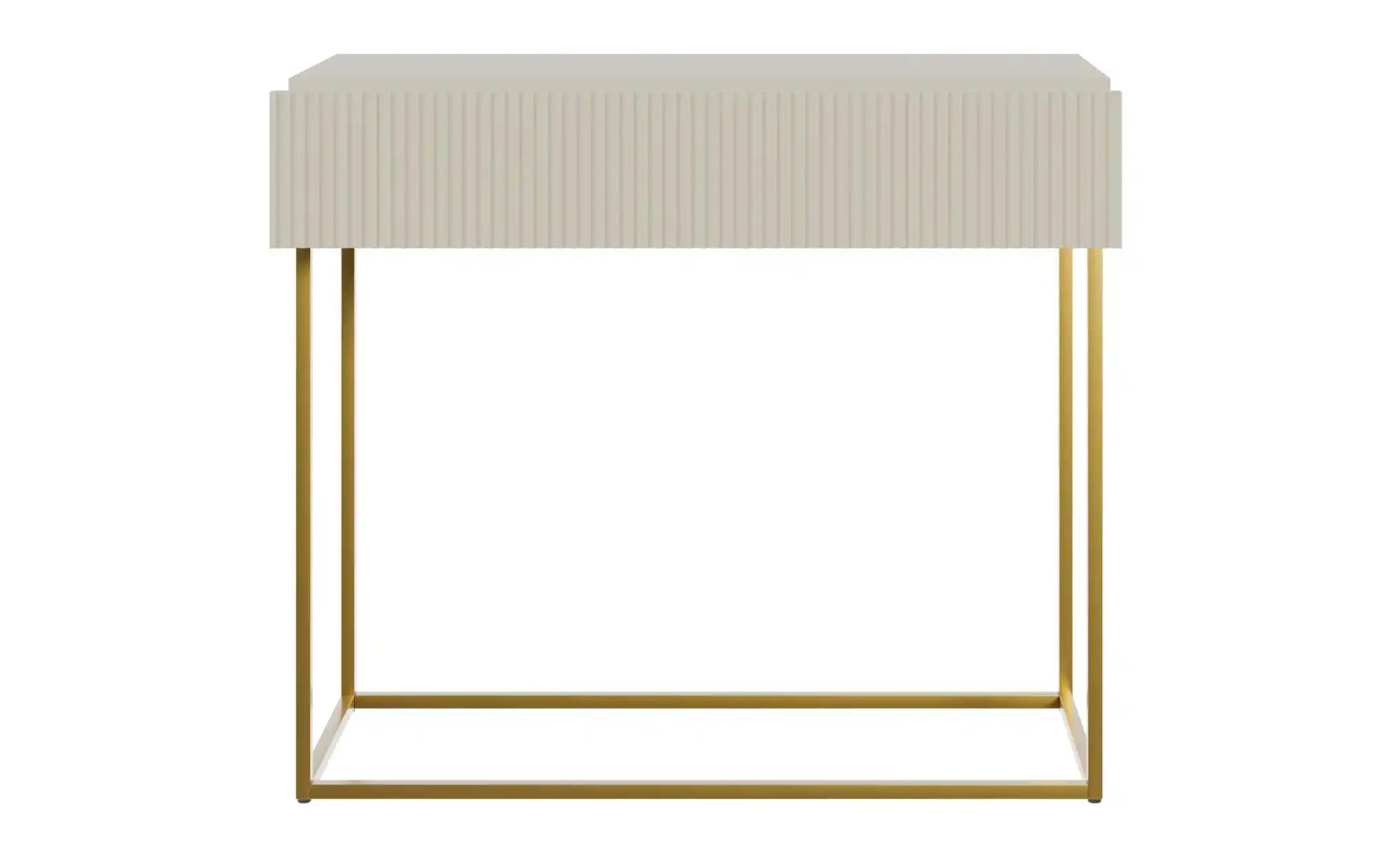 Konsolentisch  Veldio ¦ beige ¦ Maße (cm): B: 90 H: 79 Tische > Konsolentis günstig online kaufen