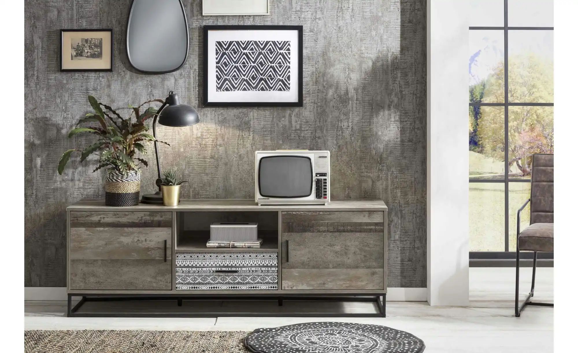 Thumbnail - Lowboard   ¦ holzfarben ¦ Maße (cm): B: 160 H: 55 Kommoden & Sideboards > Lowboards - Höffner