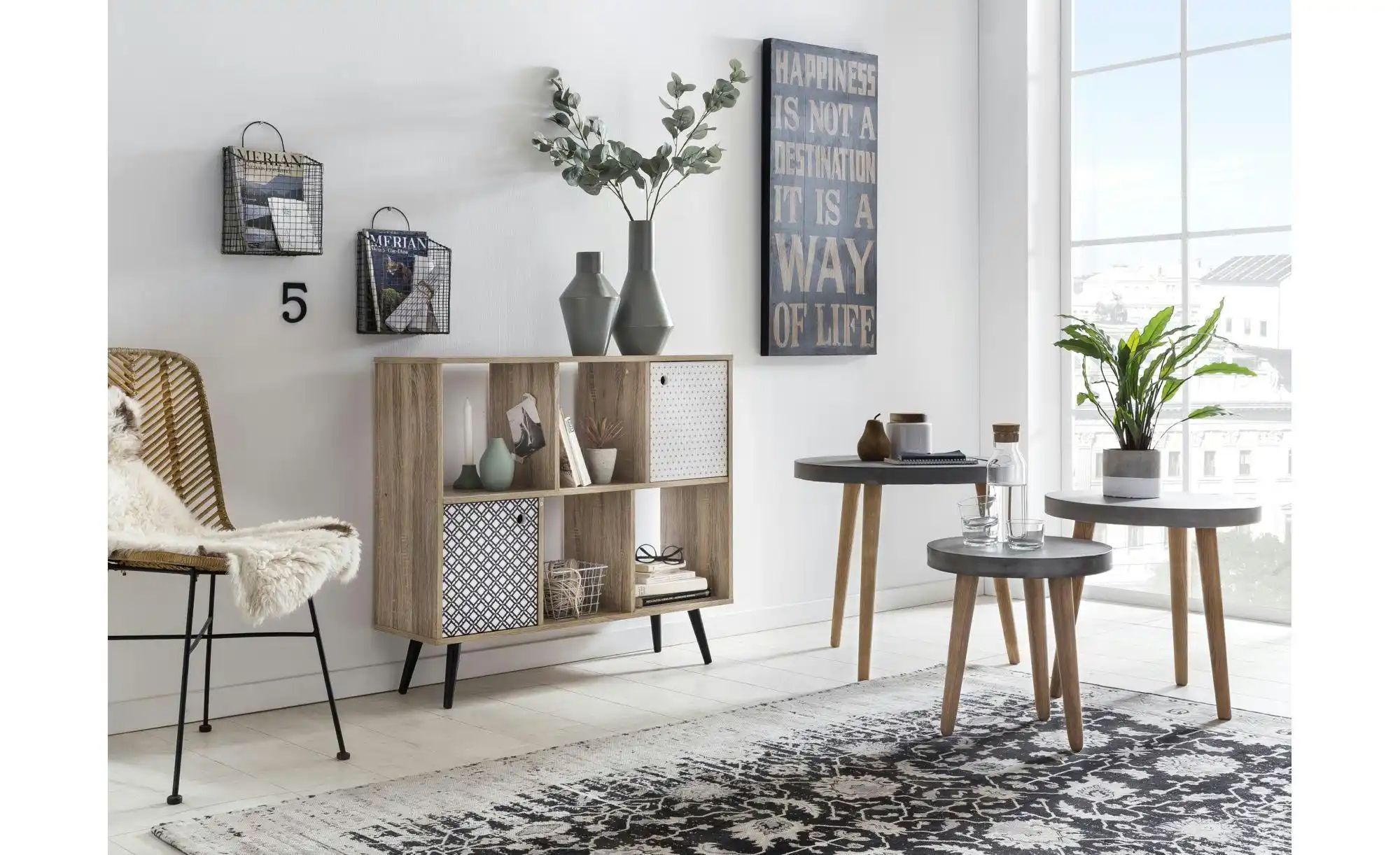 Sideboard   ¦ holzfarben ¦ Maße (cm): B: 98,5 H: 87 Kommoden & Sideboards > günstig online kaufen