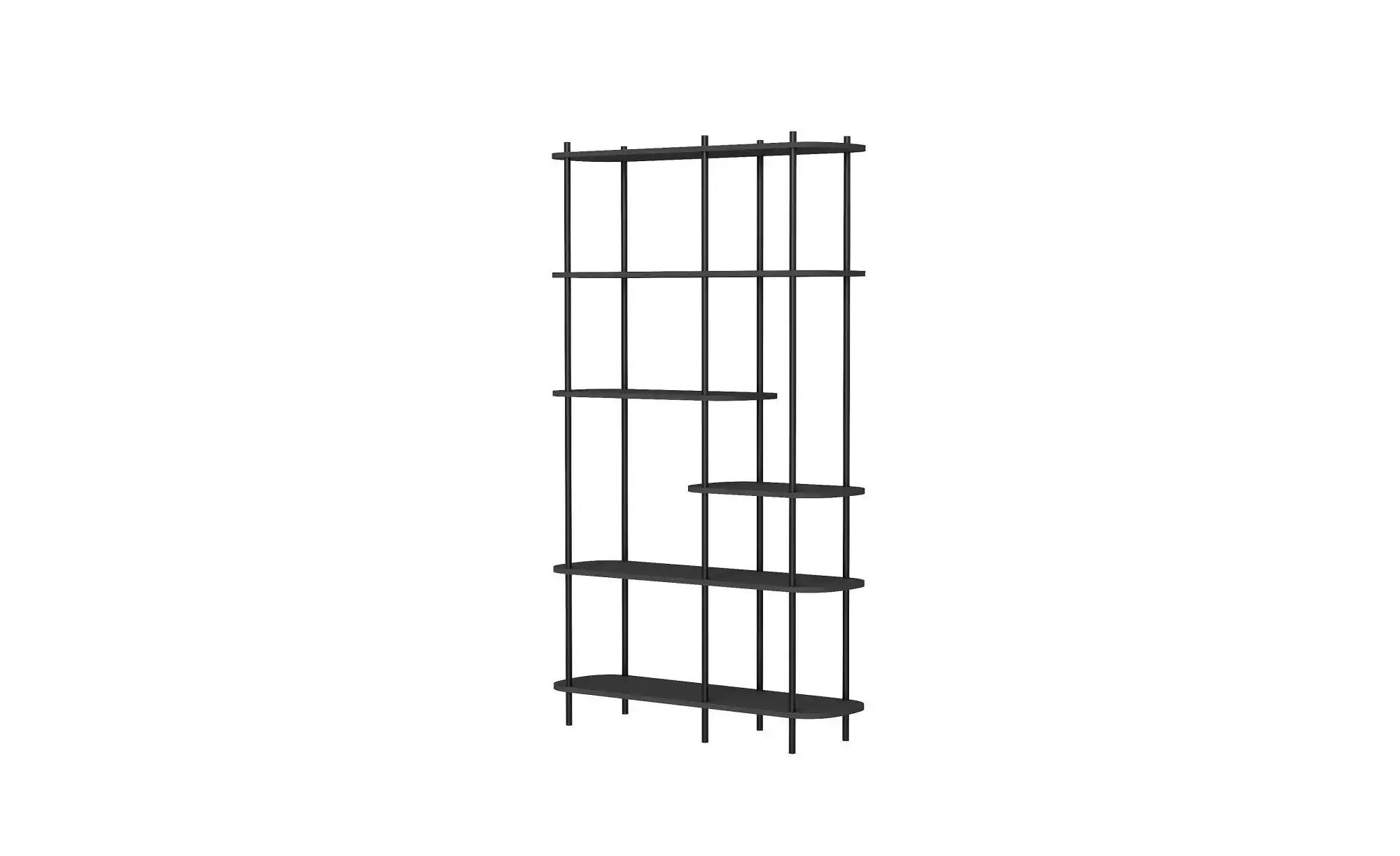 Bücherregal   ¦ schwarz ¦ Maße (cm): B: 100 H: 170 Regale > Standregale - H günstig online kaufen