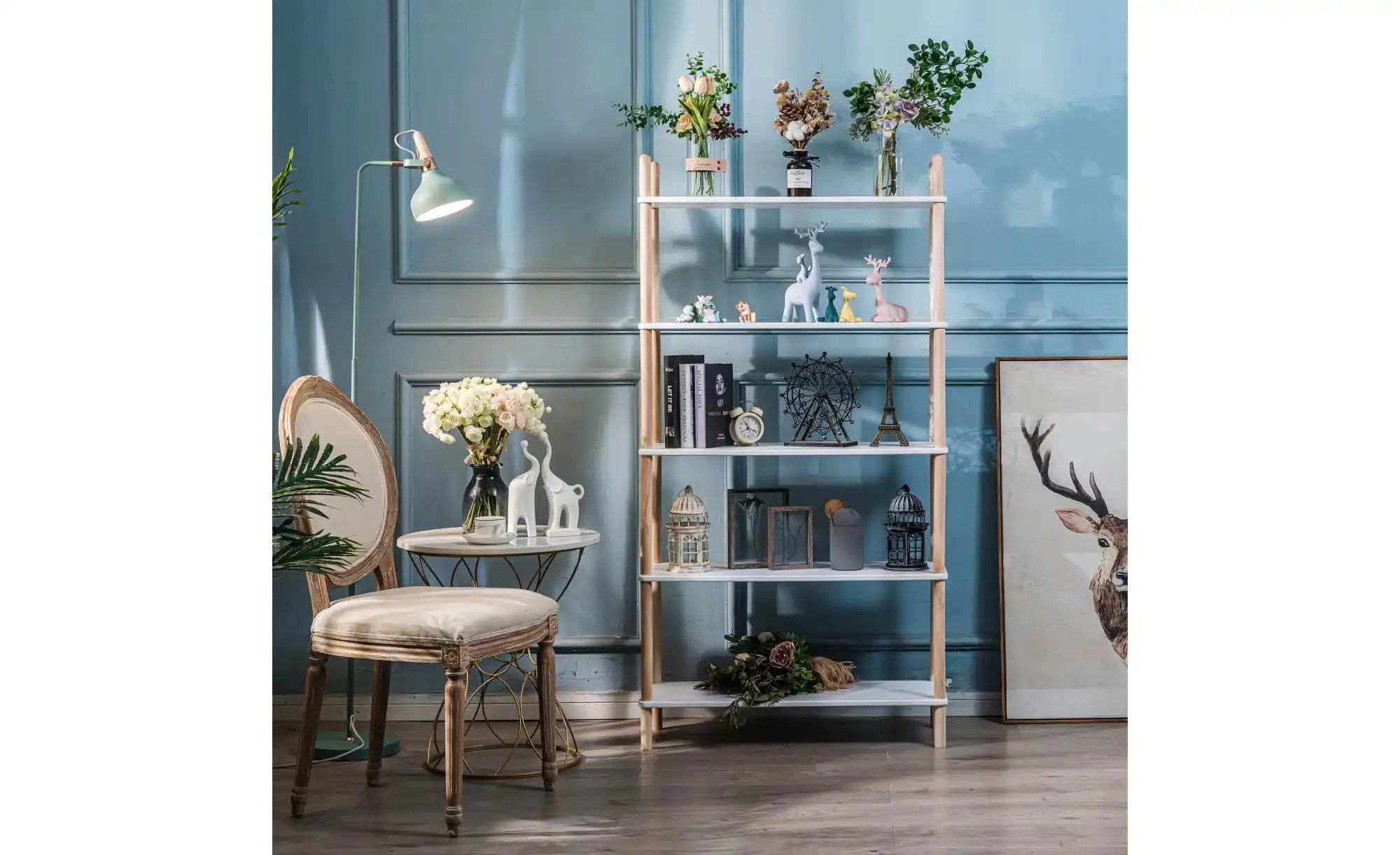 Bücherregal   ¦ holzfarben ¦ Maße (cm): B: 76 H: 154 Regale > Standregale - günstig online kaufen