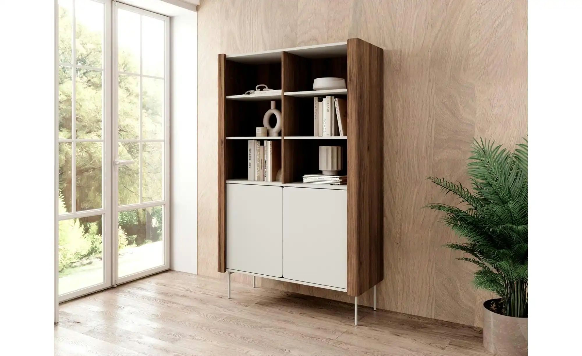 Bücherregal   ¦ holzfarben ¦ Maße (cm): B: 105 H: 167 Regale > Bücherregale günstig online kaufen