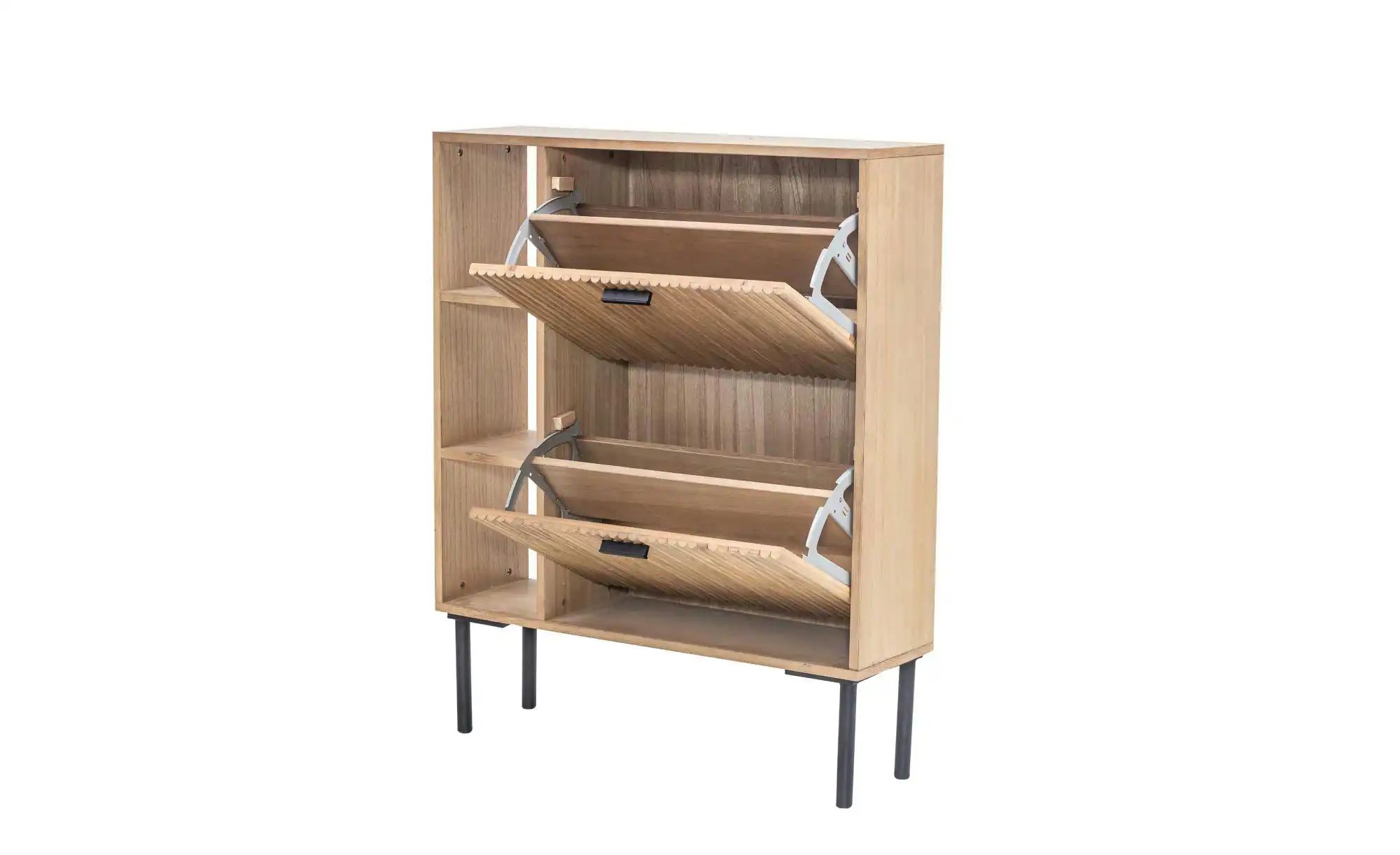 Schuhschrank   ¦ holzfarben ¦ Maße (cm): B: 80 H: 97,5 Regale > Schuhregale günstig online kaufen