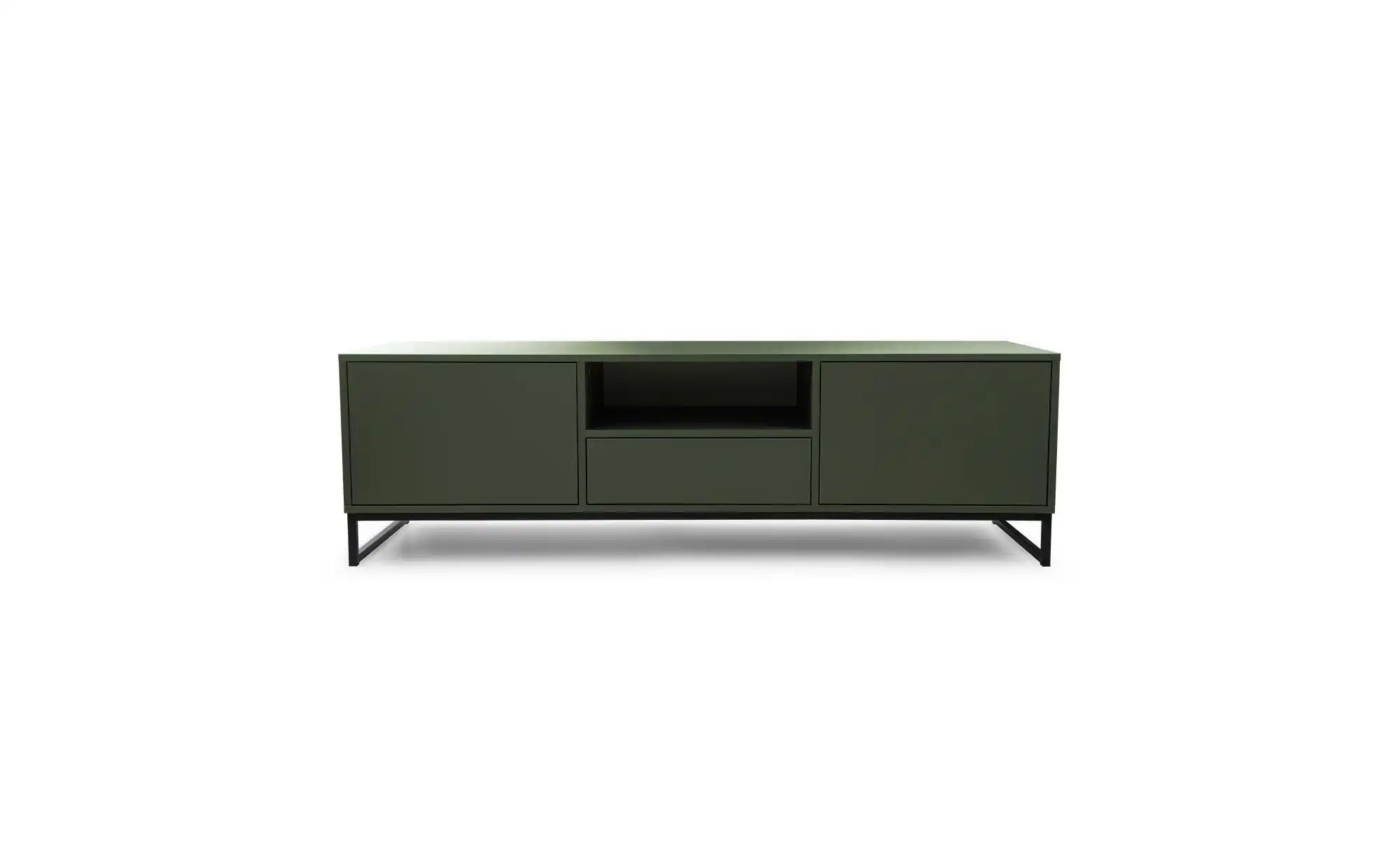 Lowboard  Genua ¦ grün ¦ Maße (cm): B: 160 H: 48,5 Kommoden & Sideboards > günstig online kaufen