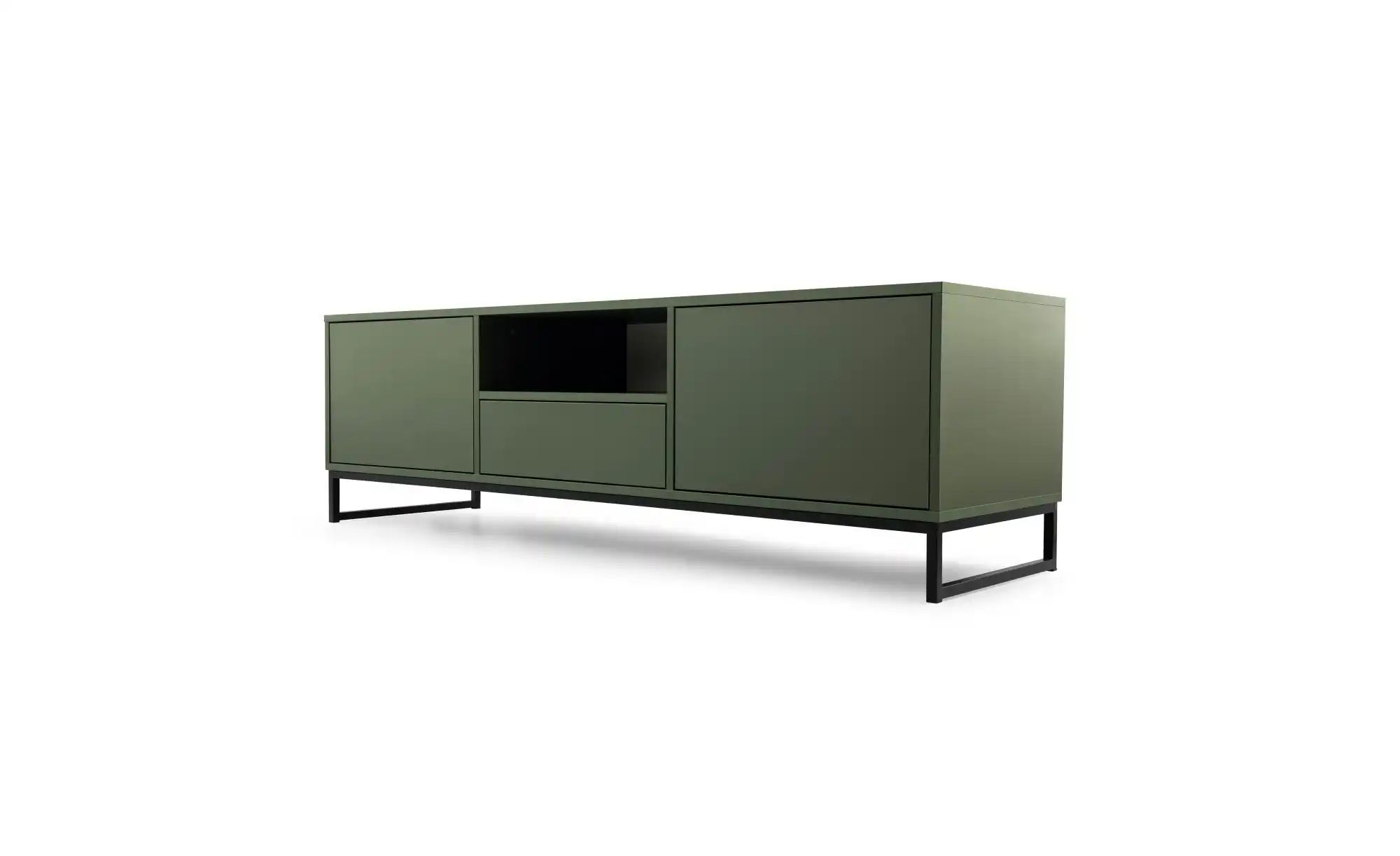 Lowboard  Genua ¦ grün ¦ Maße (cm): B: 160 H: 48,5 Kommoden & Sideboards > günstig online kaufen