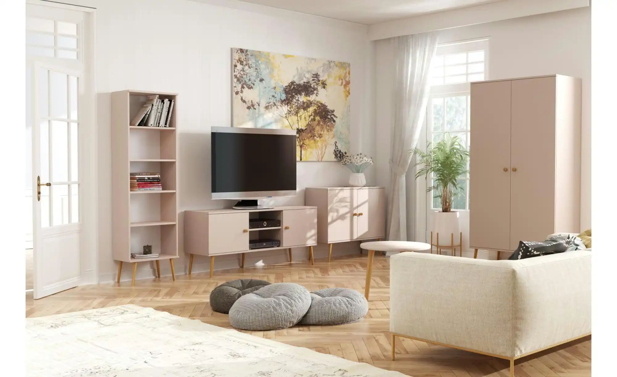 Beistelltisch   ¦ beige ¦ Maße (cm): B: 67 H: 49 Tische > Beistelltische > günstig online kaufen