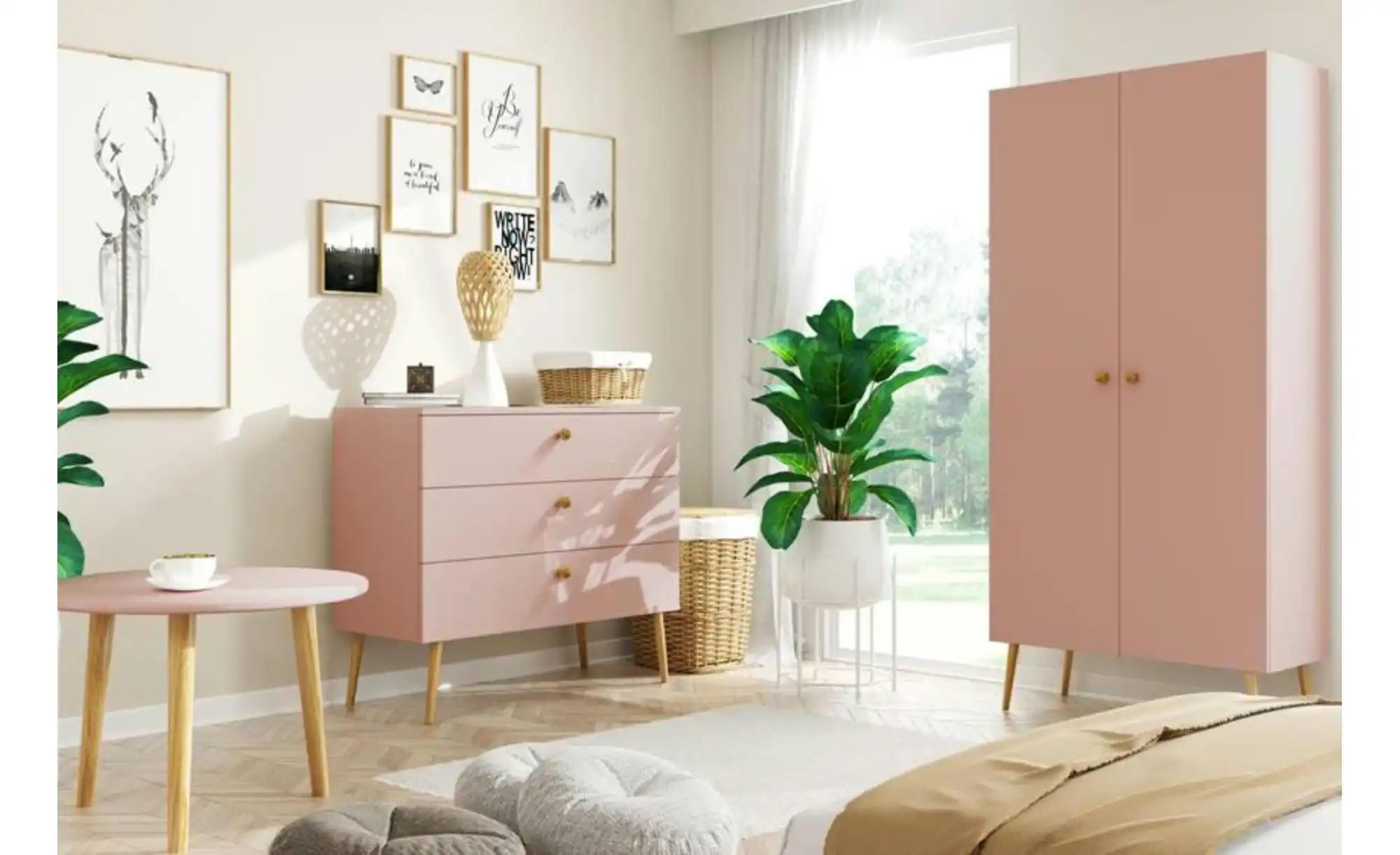 Beistelltisch   ¦ rosa/pink ¦ Maße (cm): B: 67 H: 49 Tische > Beistelltisch günstig online kaufen