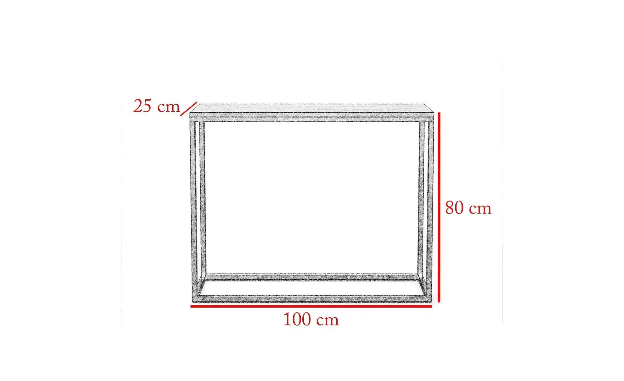 Konsolentisch   ¦ weiß ¦ Maße (cm): B: 100 H: 80 Tische > Konsolentische - günstig online kaufen
