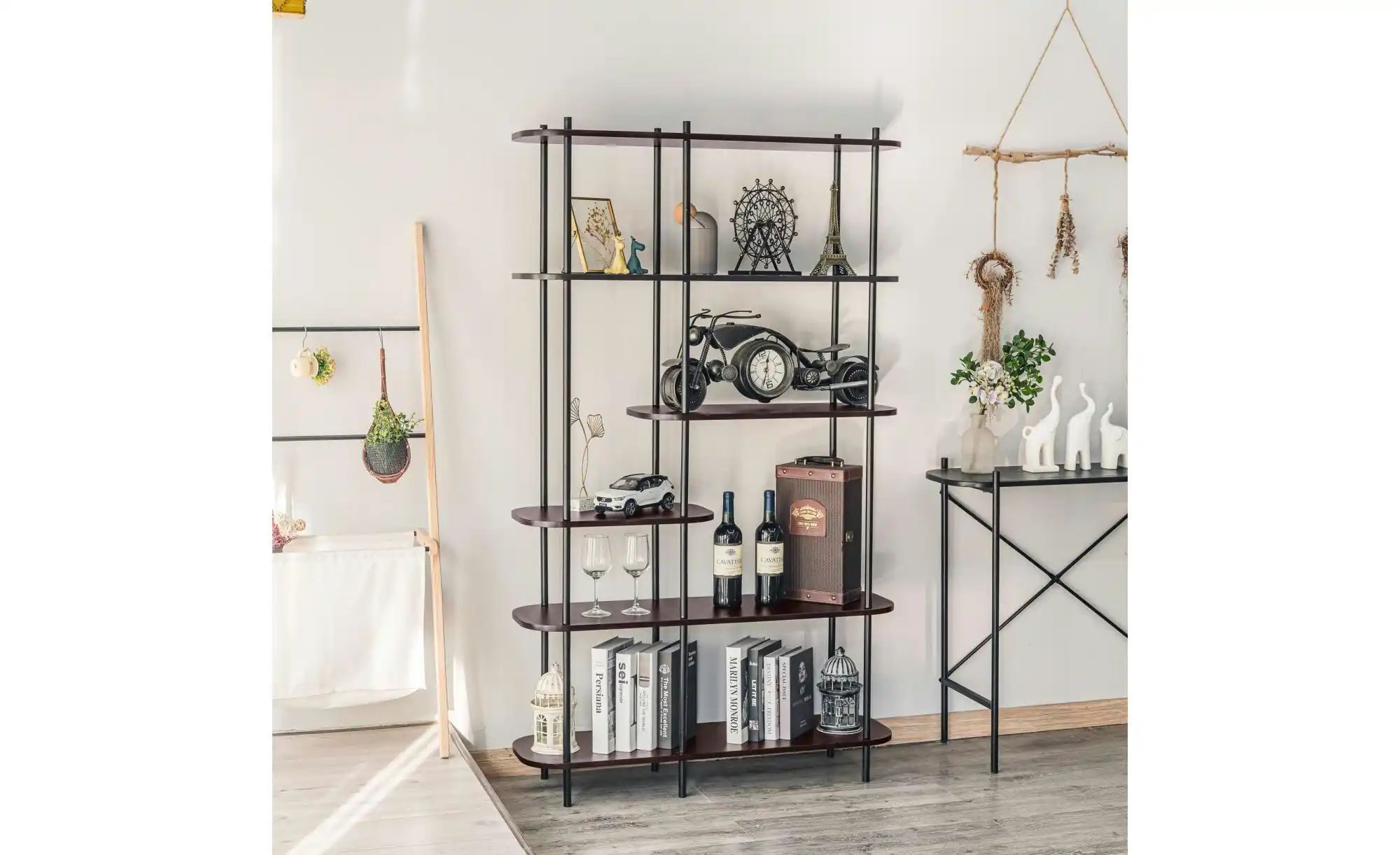 Bücherregal   ¦ holzfarben ¦ Maße (cm): B: 100 H: 170 Regale > Standregale günstig online kaufen