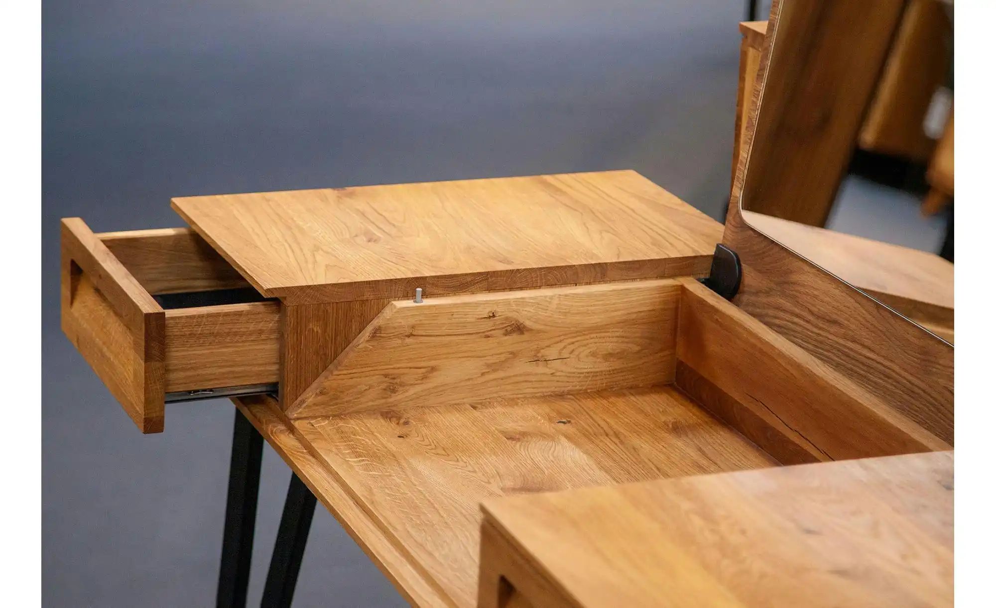 Schminktisch   ¦ holzfarben ¦ Maße (cm): B: 120 H: 81 Tische > Schminktisch günstig online kaufen