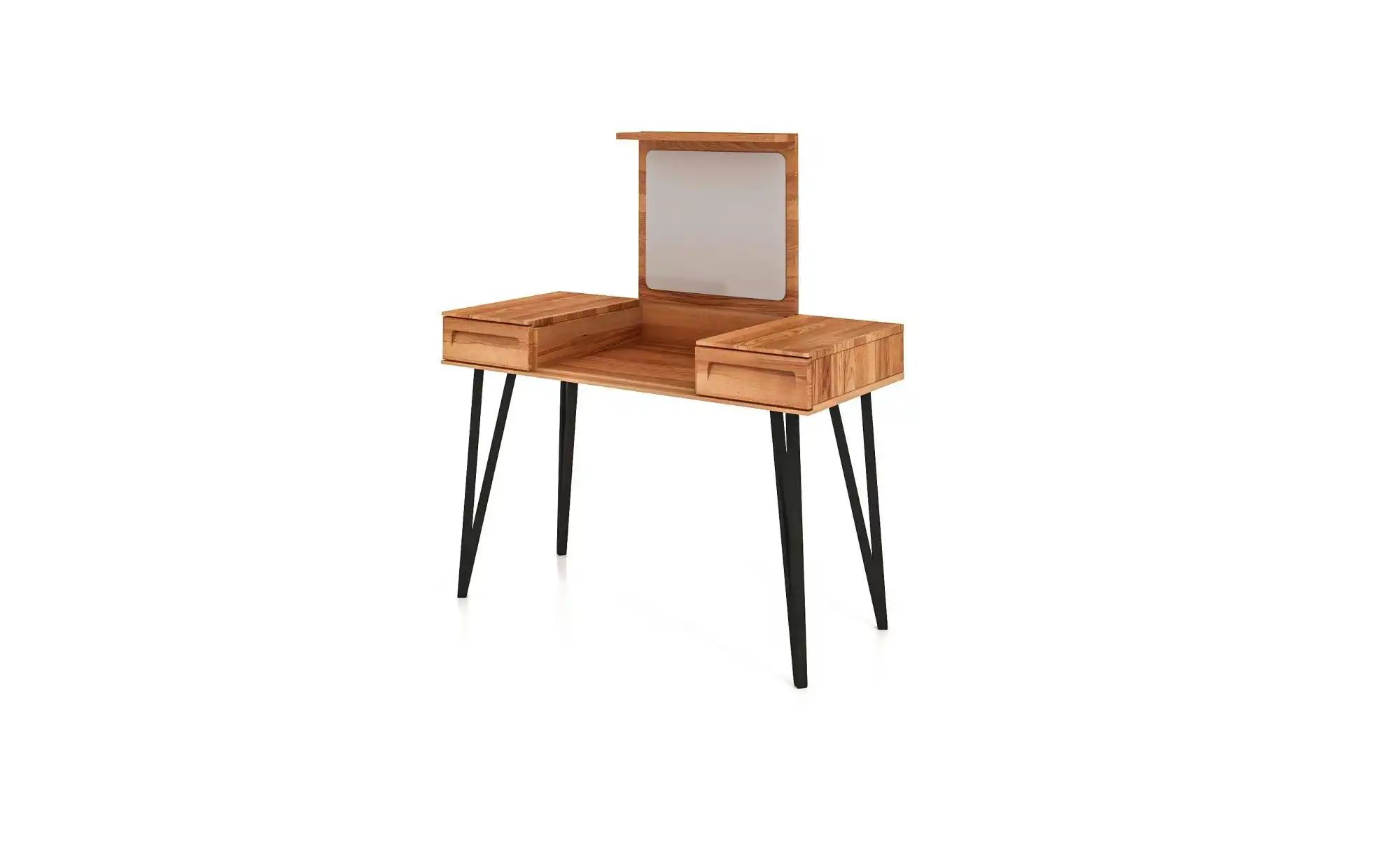 Schminktisch   ¦ holzfarben ¦ Maße (cm): B: 120 H: 81 Tische > Schminktisch günstig online kaufen
