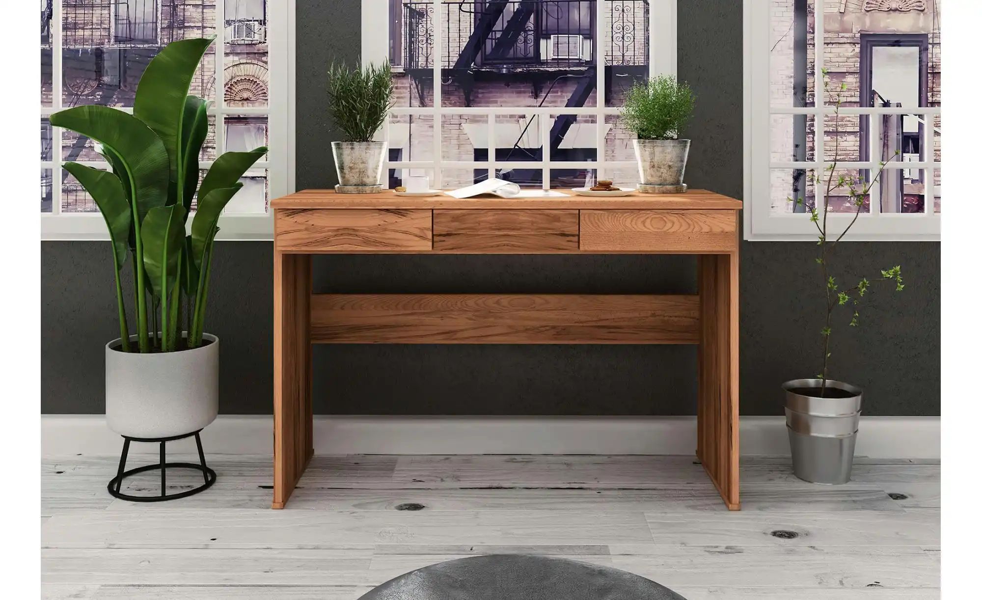 Schminktisch   ¦ holzfarben ¦ Maße (cm): B: 115 H: 77 Tische > Schminktisch günstig online kaufen