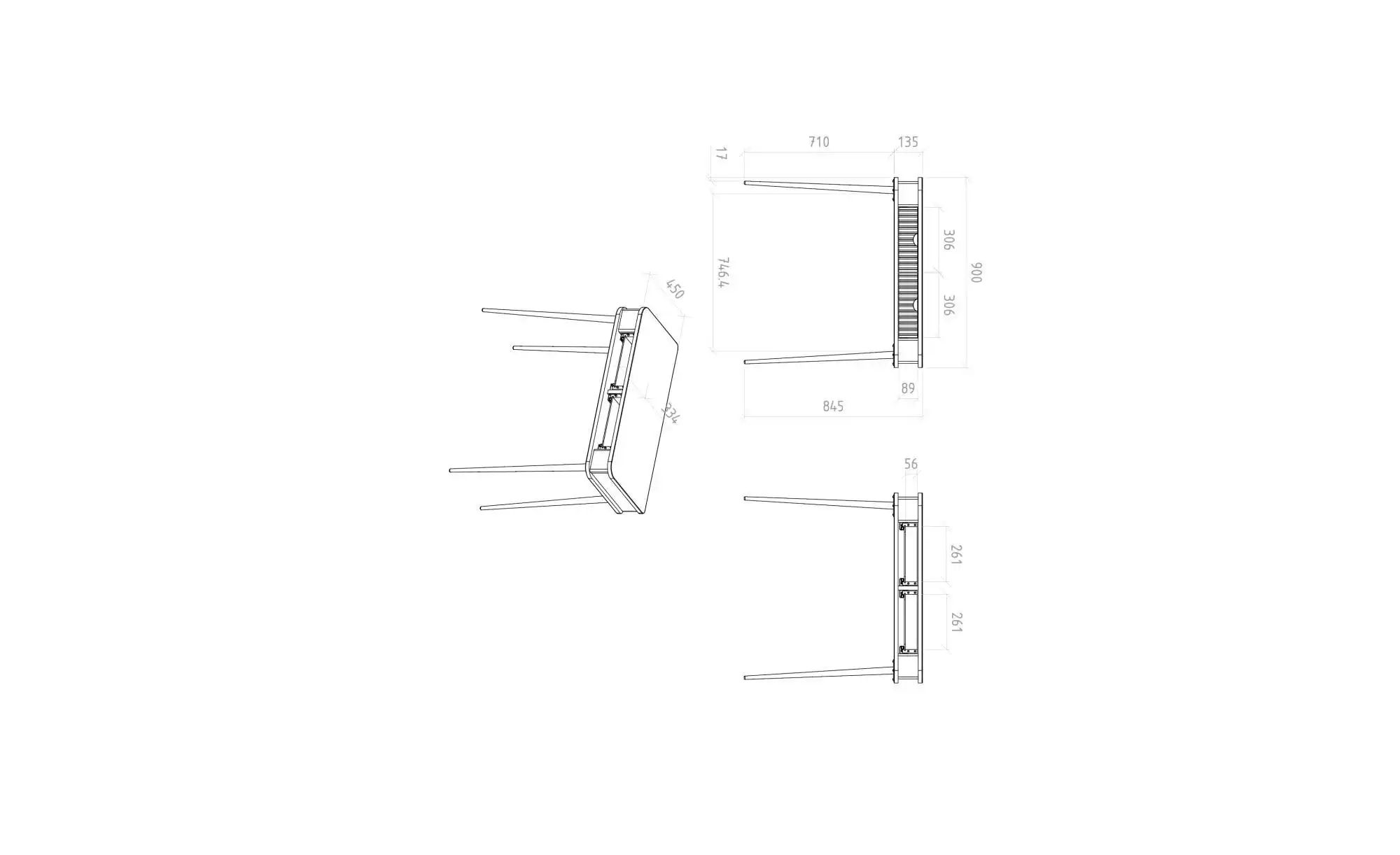 Schminktisch   ¦ holzfarben ¦ Maße (cm): B: 90 H: 84 Tische > Schminktische günstig online kaufen