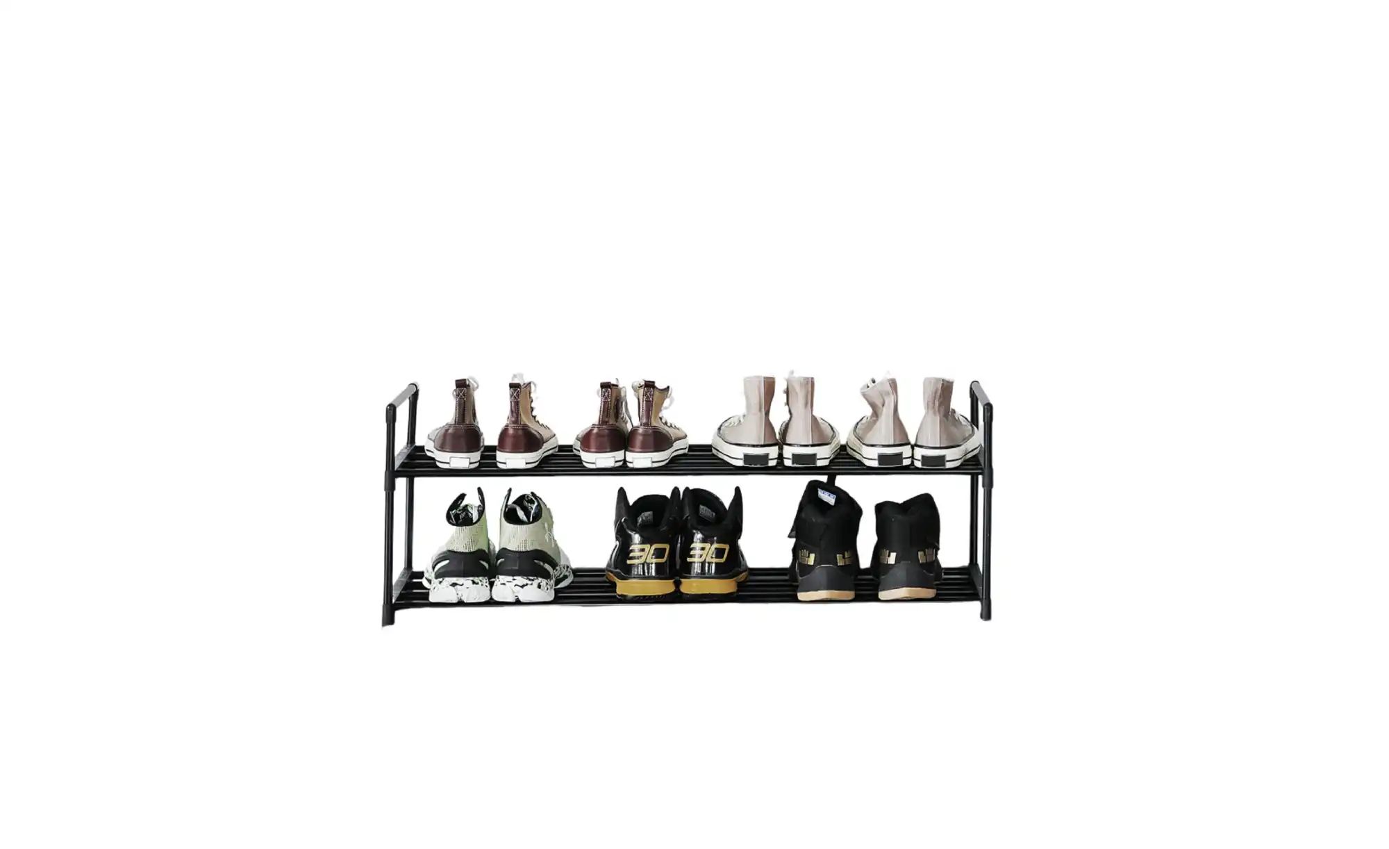Schuhregal   ¦ schwarz ¦ Maße (cm): B: 92 H: 34 Regale > Schuhregale - Höff günstig online kaufen
