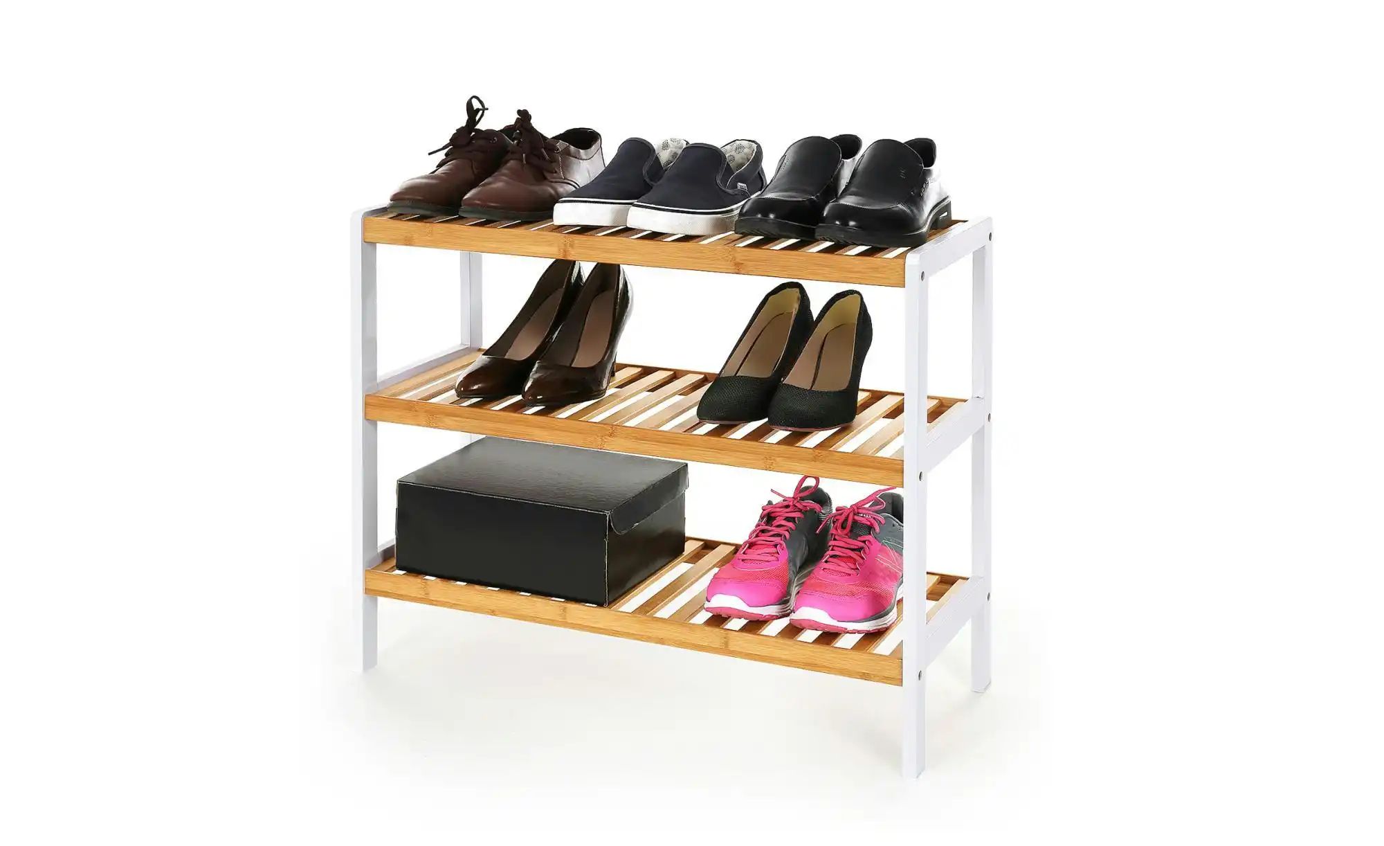 Schuhregal    braun  Maße (cm): B: 70 H: 55 | 06955880316090