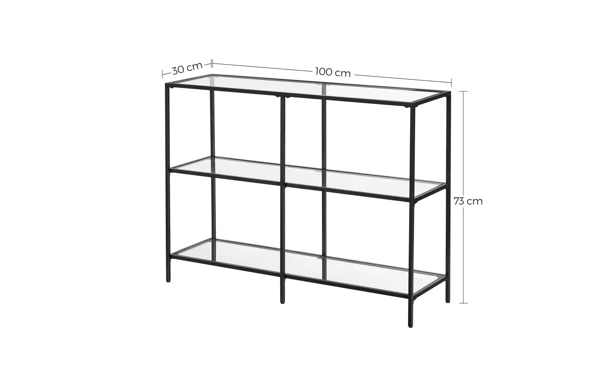 Thumbnail - Konsolentisch   ¦ schwarz ¦ Maße (cm): B: 30 H: 73 Tische > Konsolentische - Höffner