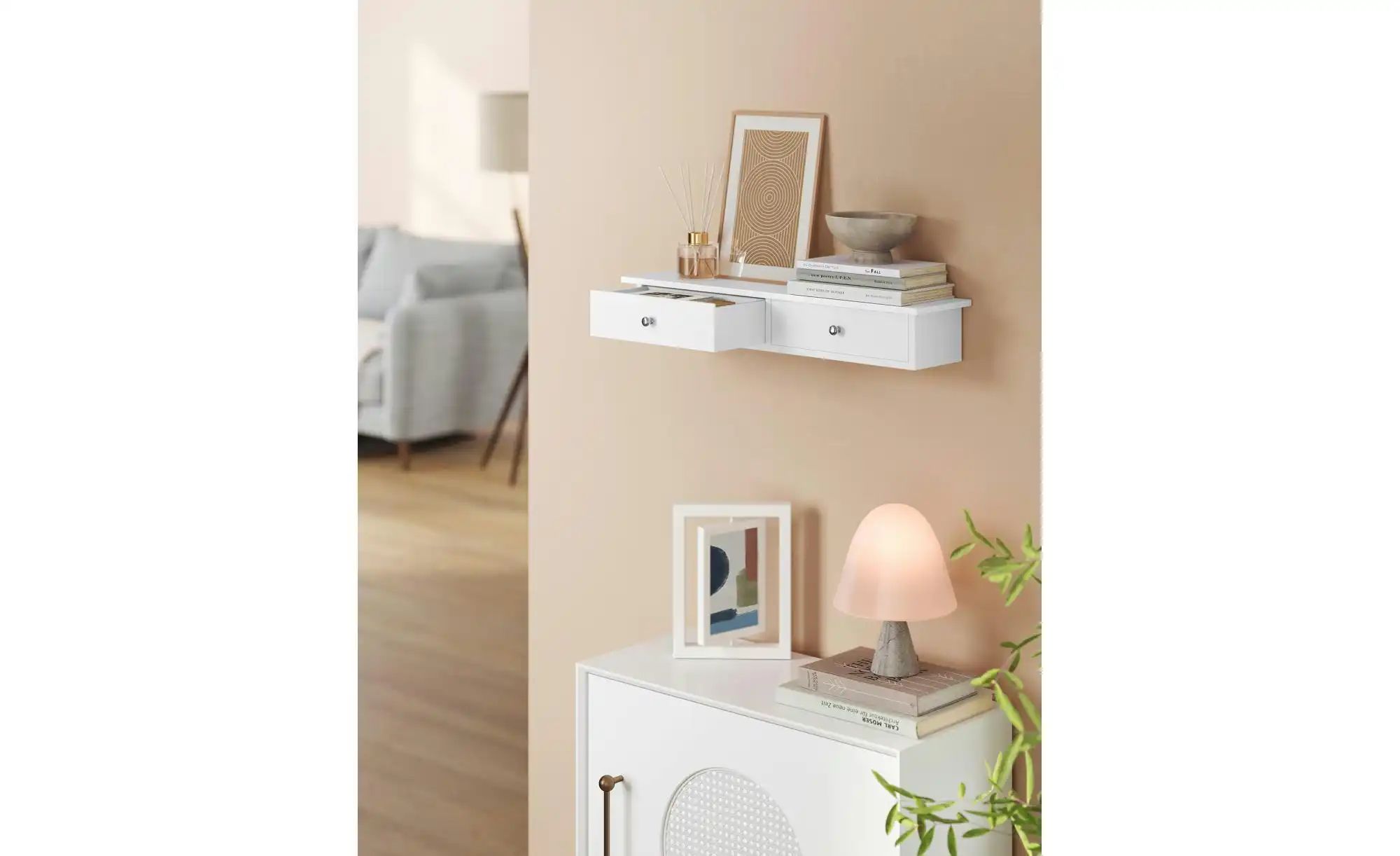 Wandregal   ¦ braun ¦ Maße (cm): B: 65 H: 10 Regale > Wandregale - Höffner günstig online kaufen