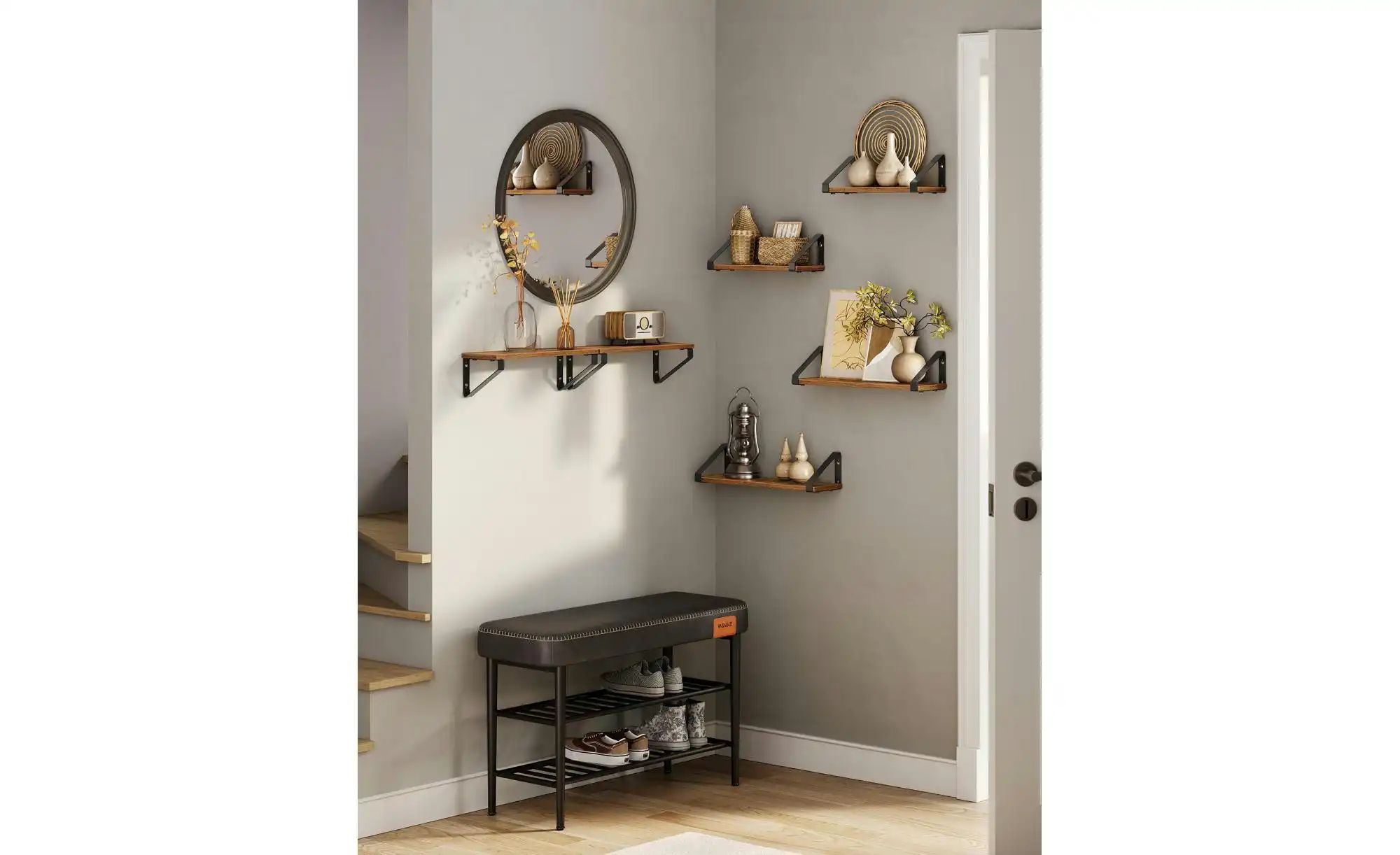 Thumbnail - Wandregal   ¦ braun ¦ Maße (cm): B: 30 H: 11 Regale > Wandregale - Höffner