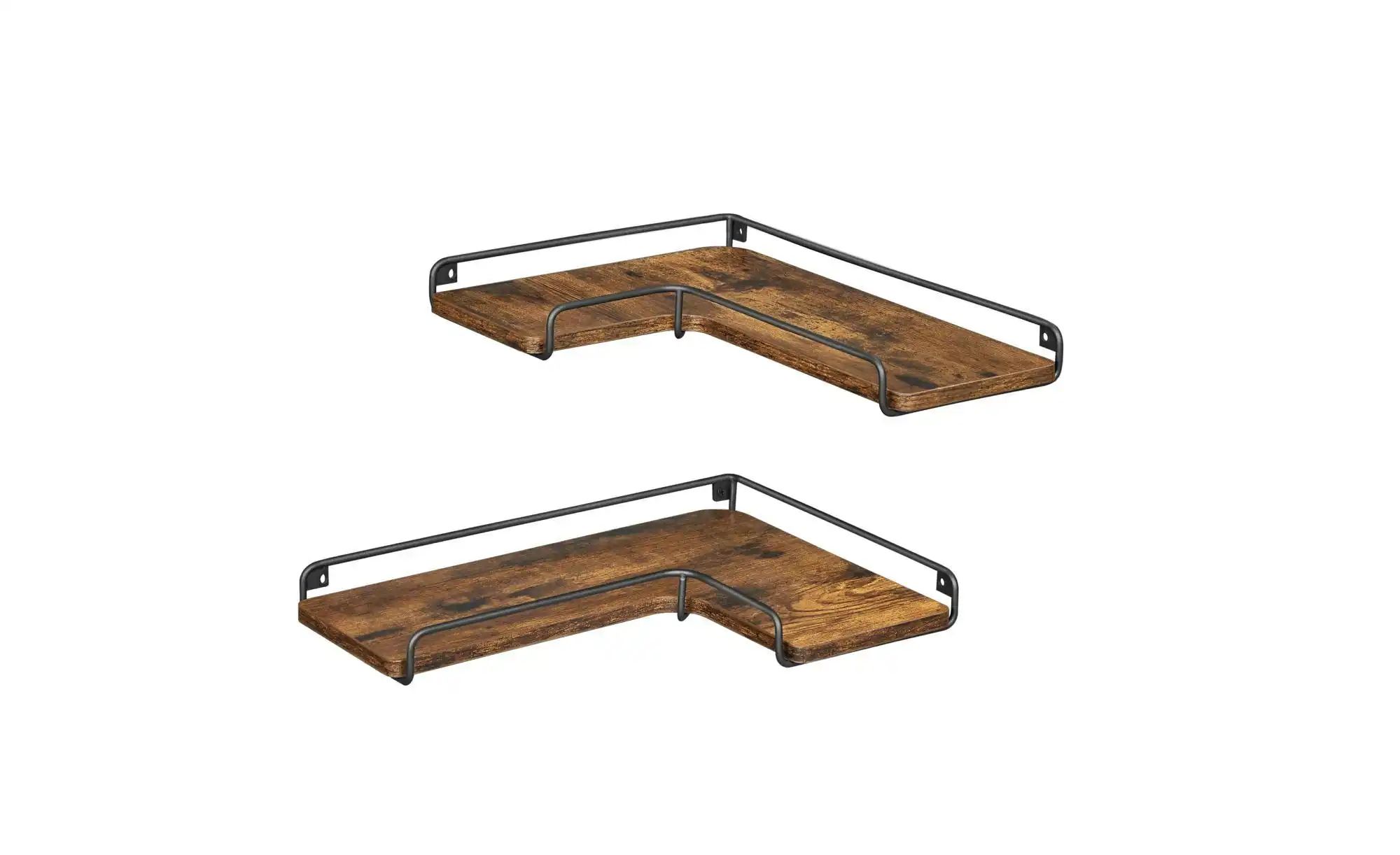 Eckregal   ¦ braun ¦ Maße (cm): B: 40 H: 4 Regale > Wandregale - Höffner günstig online kaufen