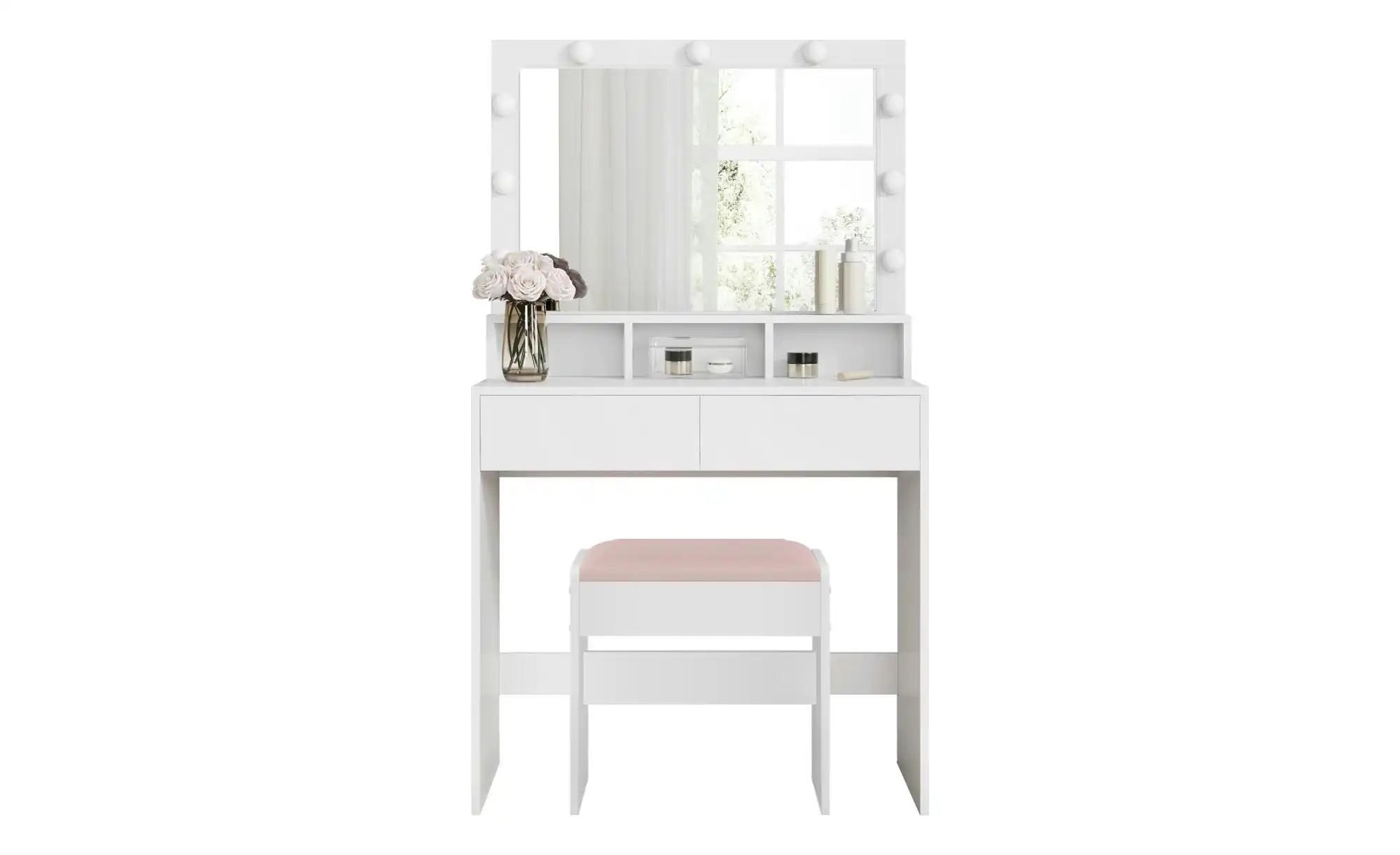 Kosmetiktisch   ¦ weiß ¦ Maße (cm): B: 80 H: 140 Tische > Schminktische - H günstig online kaufen