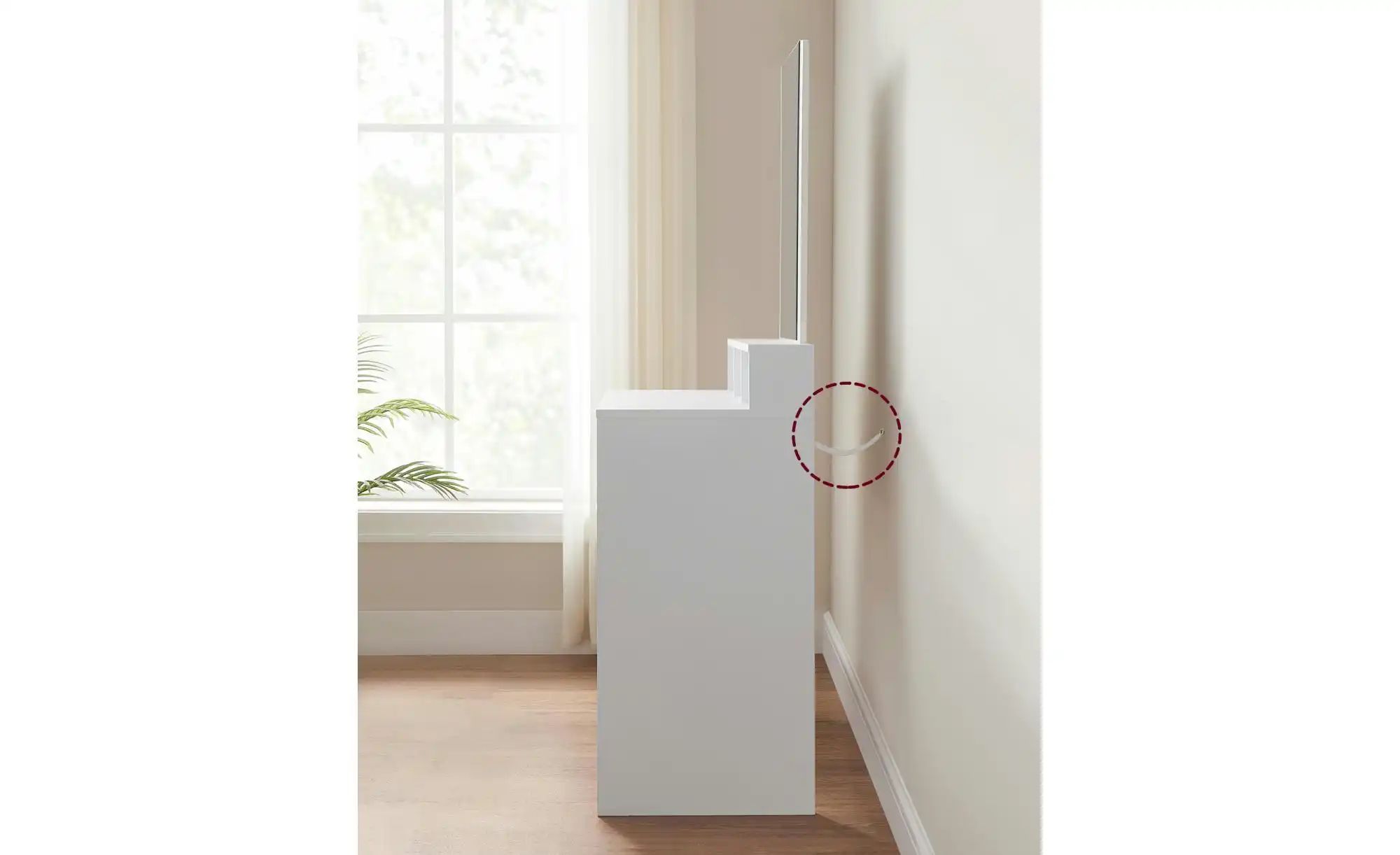 Thumbnail - Schminktisch   ¦ weiß ¦ Maße (cm): B: 40 H: 140 Tische > Schminktische - Höffner