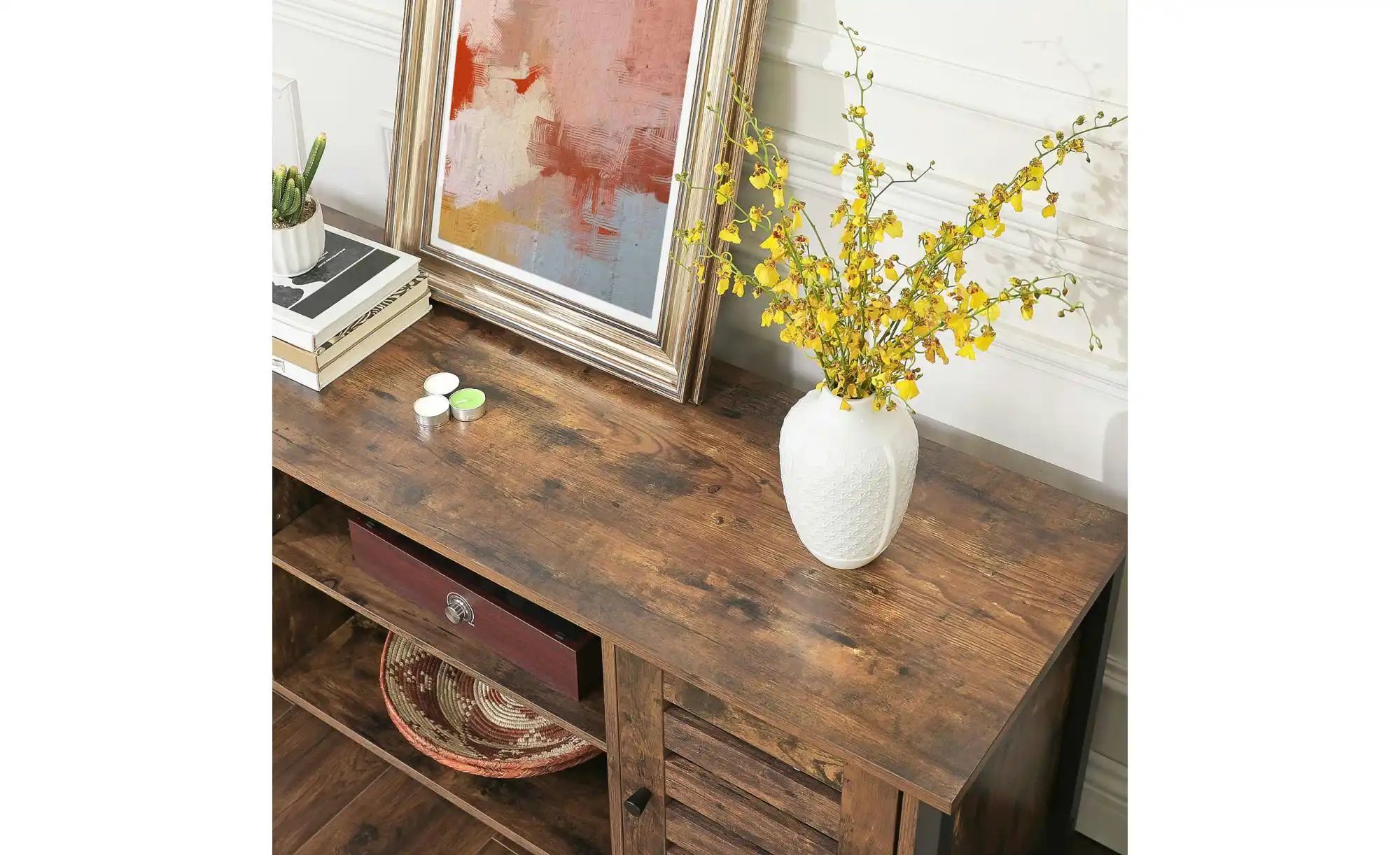 Lowboard   ¦ braun ¦ Maße (cm): B: 110 H: 50 Kommoden & Sideboards > Lowboa günstig online kaufen