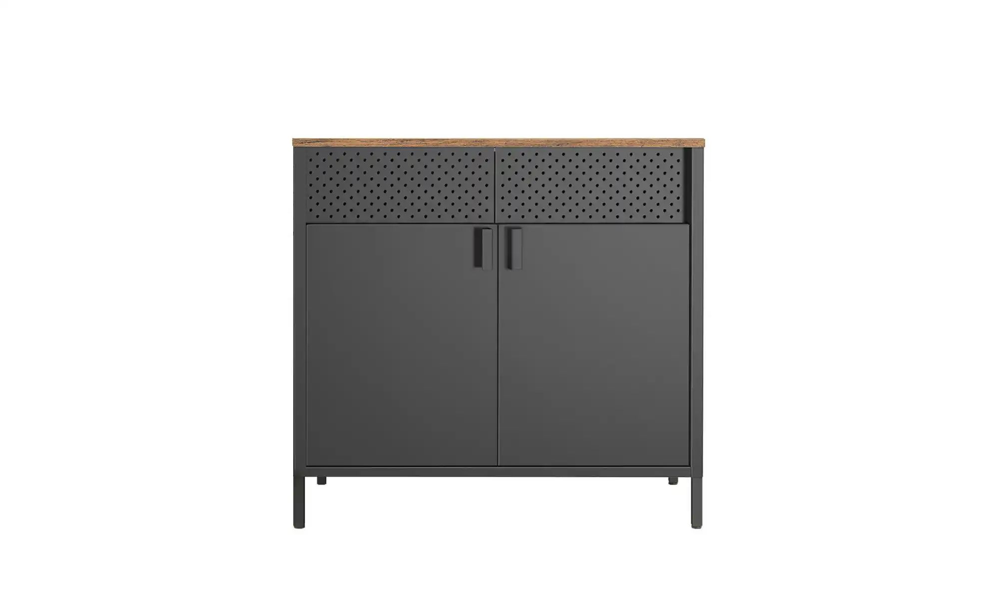 Sideboard   ¦ schwarz ¦ Maße (cm): B: 80 H: 76 Kommoden & Sideboards > Side günstig online kaufen