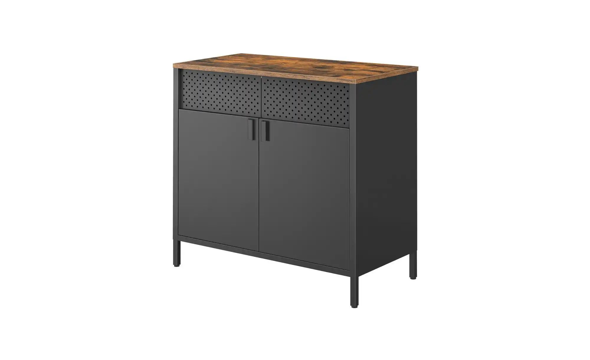 Sideboard   ¦ schwarz ¦ Maße (cm): B: 80 H: 76 Kommoden & Sideboards > Side günstig online kaufen