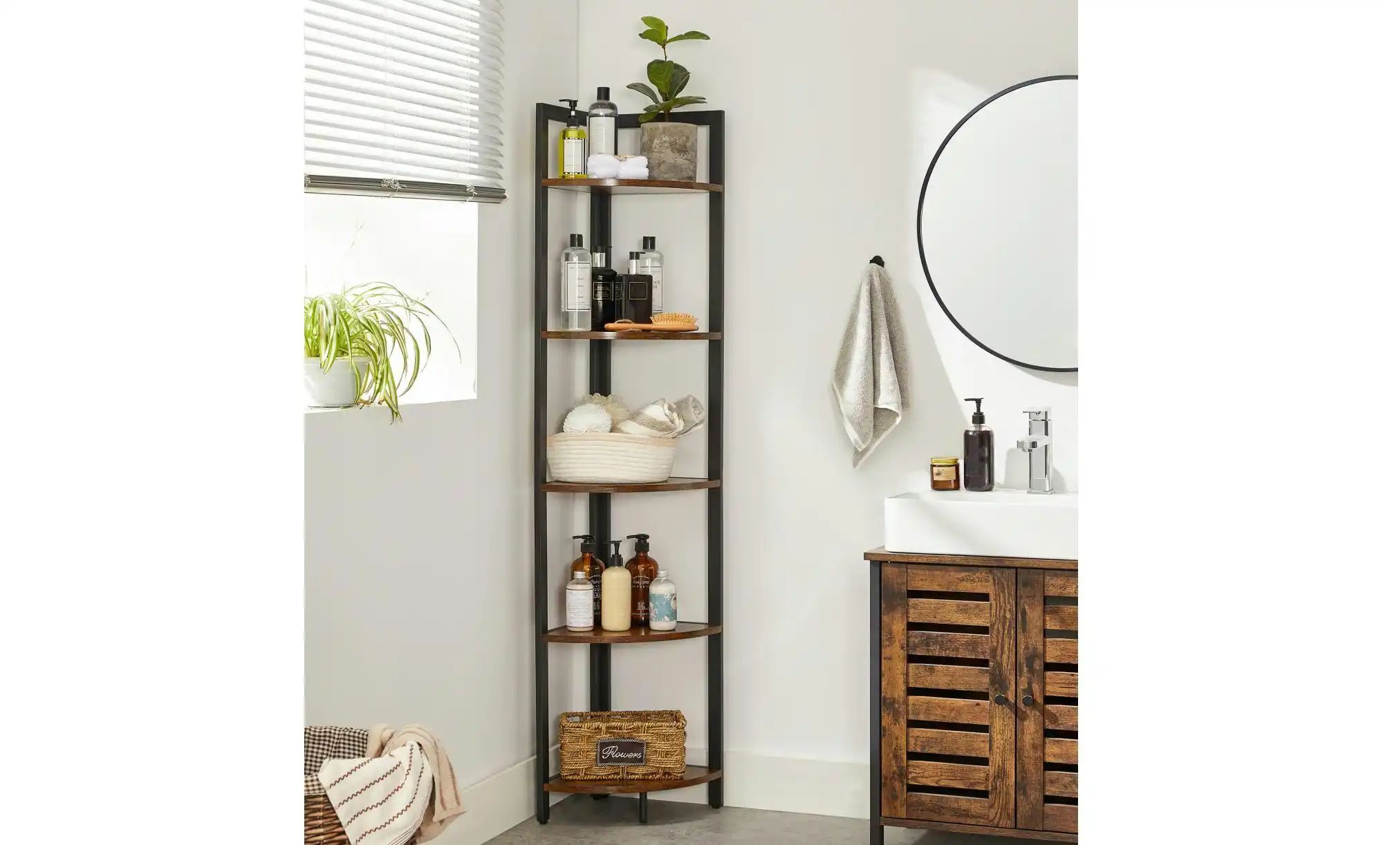 Standregal   ¦ braun ¦ Maße (cm): B: 30 H: 150 Regale > Standregale - Höffn günstig online kaufen