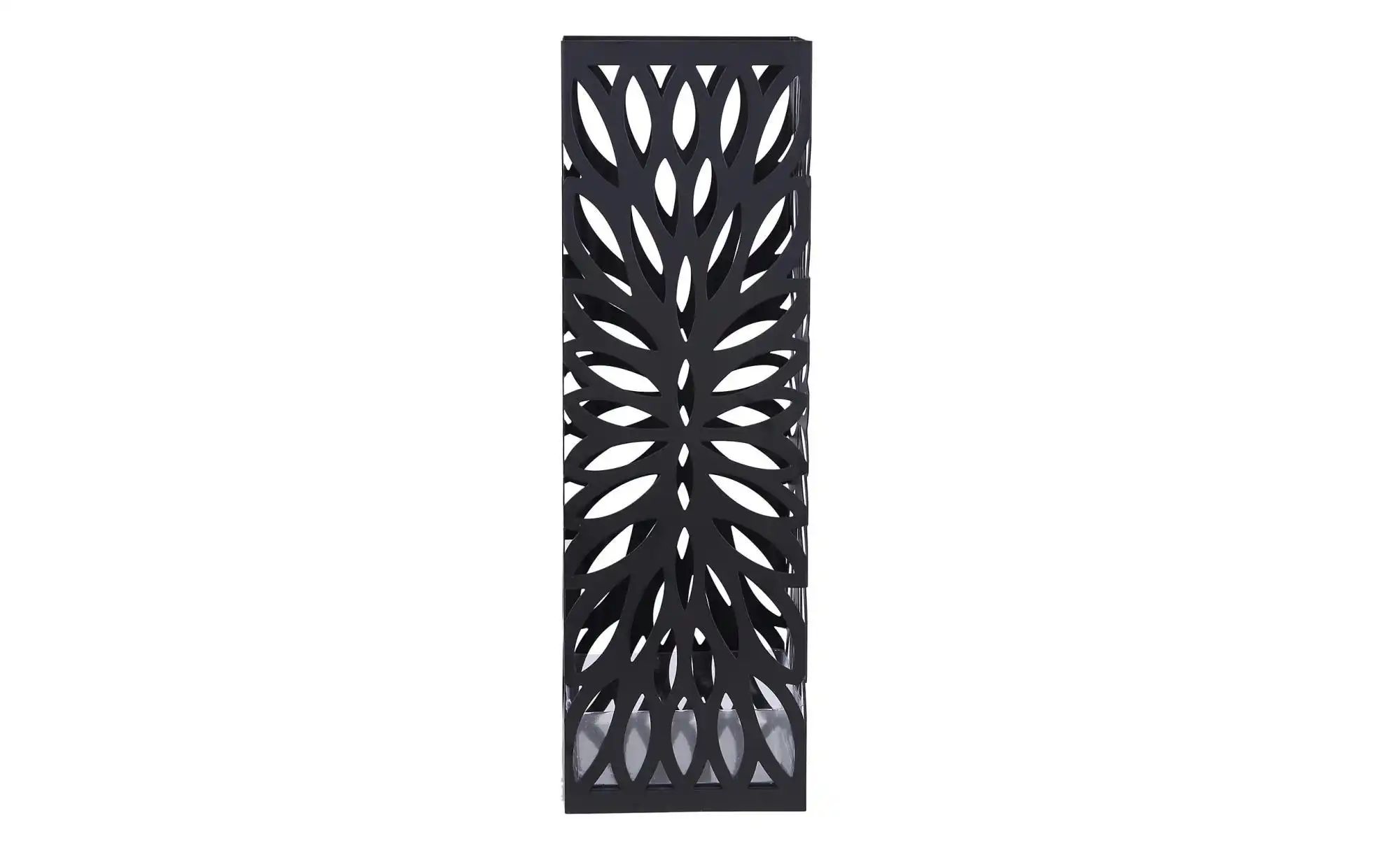 Schirmständer   ¦ schwarz ¦ Kunststoff,Metall ¦ Maße (cm): B: 15,5 H: 49 Au günstig online kaufen