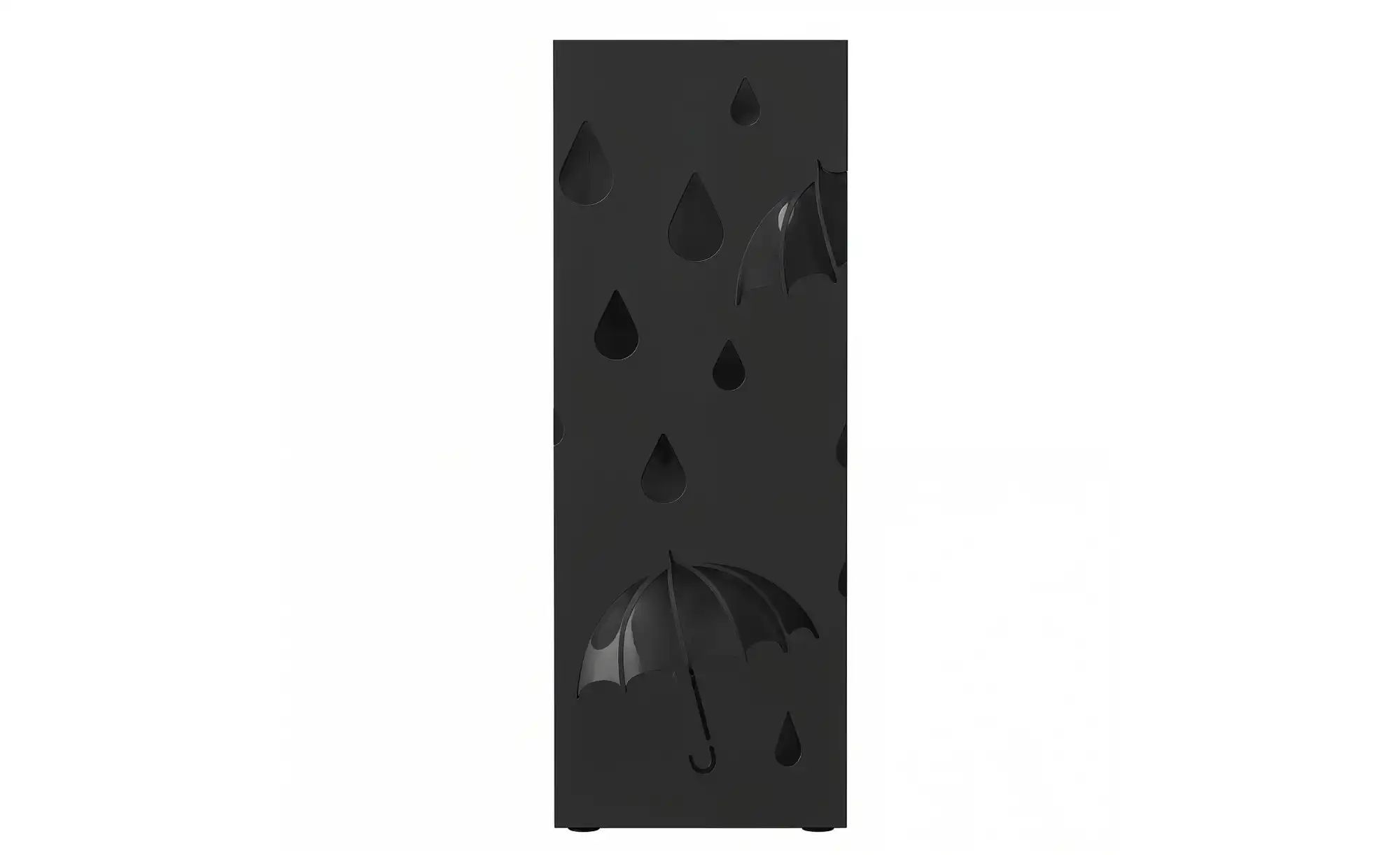 Schirmständer   ¦ schwarz ¦ Metall,Kunststoff ¦ Maße (cm): B: 15,5 H: 49 Au günstig online kaufen