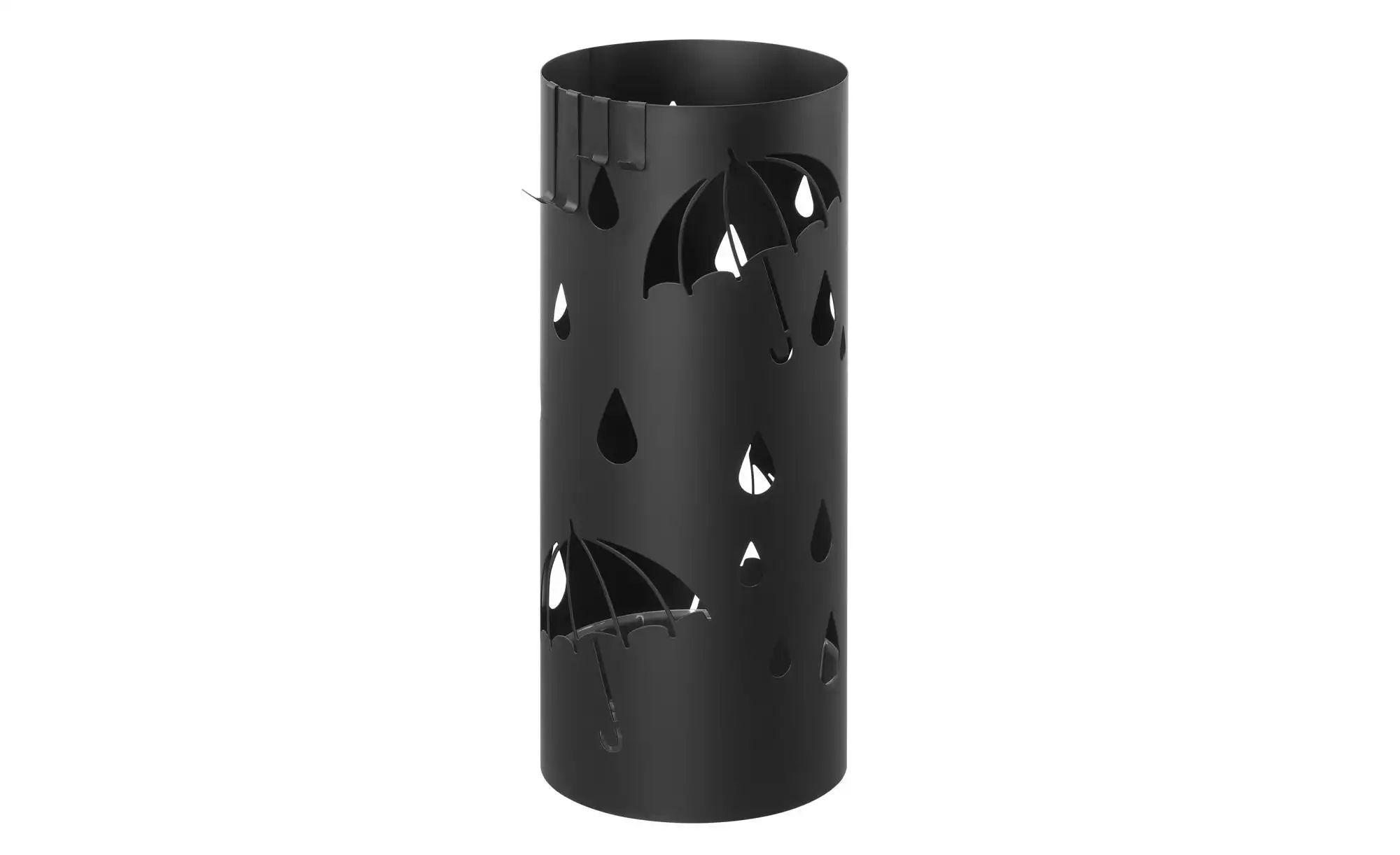 Schirmständer   ¦ schwarz ¦ Metall,Kunststoff ¦ Maße (cm): B: 17 H: 41 Aufb günstig online kaufen