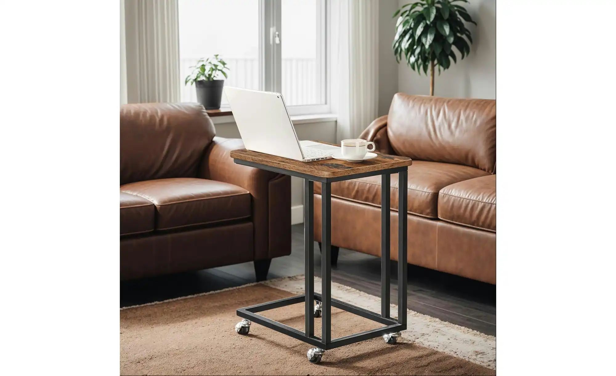 Beistelltisch   ¦ braun ¦ Maße (cm): B: 50 H: 60 Tische > Beistelltische > günstig online kaufen