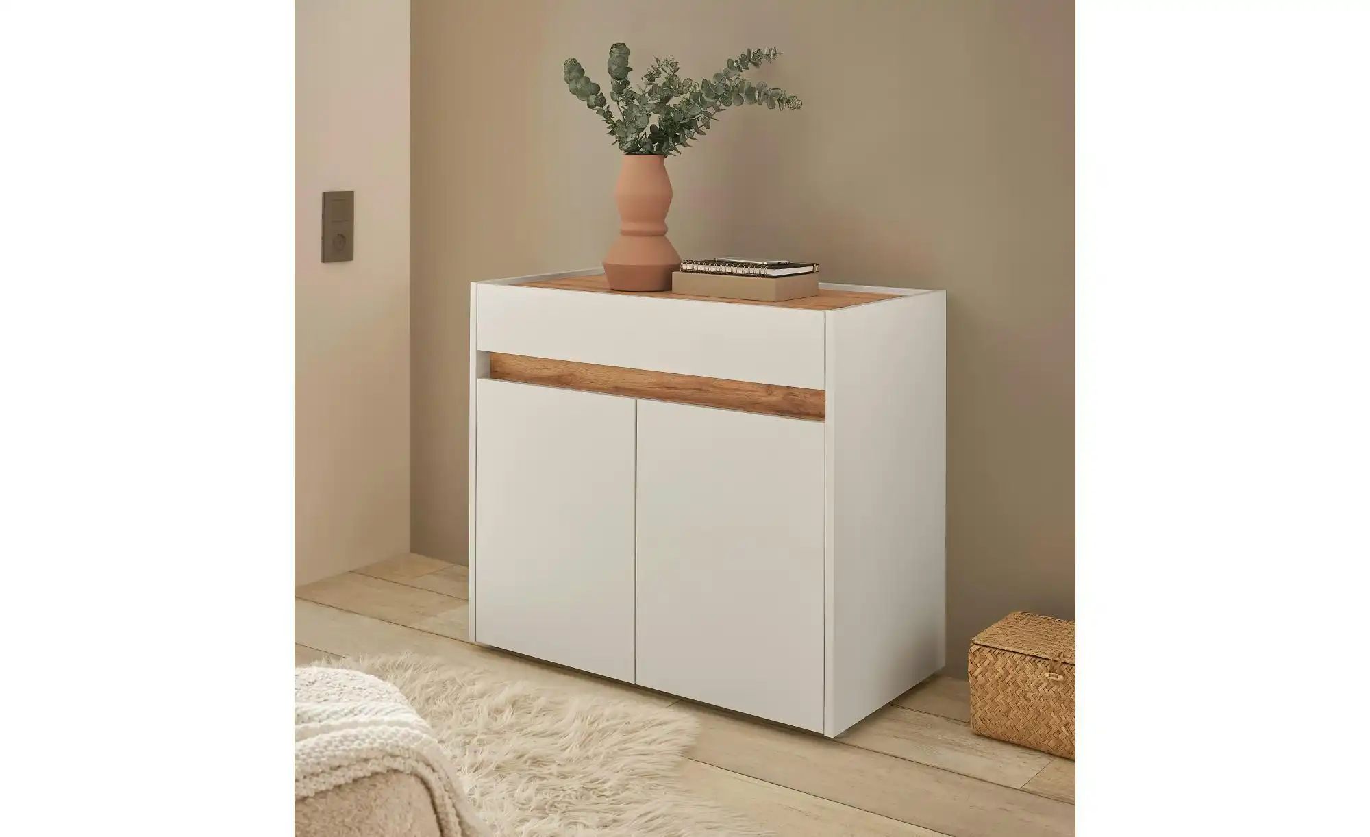 Sideboard   ¦ weiß ¦ Maße (cm): B: 80 H: 70 Kommoden & Sideboards > Sideboa günstig online kaufen