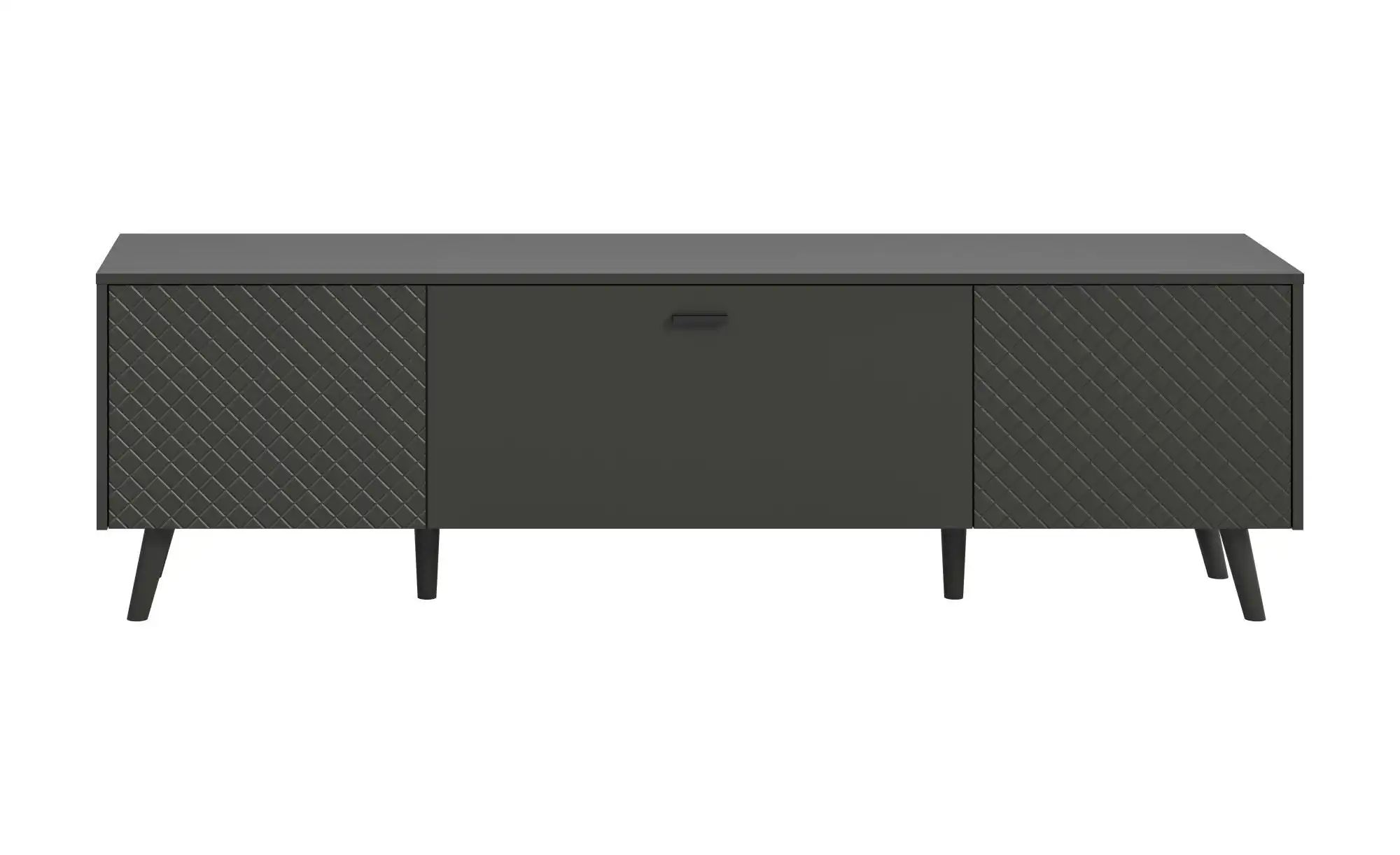 Lowboard   ¦ grau ¦ Maße (cm): B: 185 H: 55 Kommoden & Sideboards > Lowboar günstig online kaufen