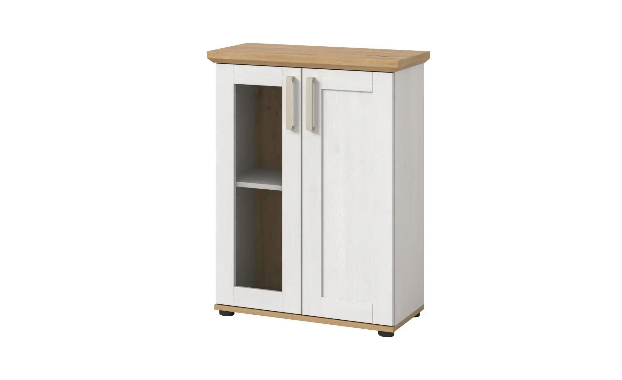 Vitrine   ¦ holzfarben ¦ Maße (cm): B: 64 H: 88 Schränke > Vitrinen - Höffn günstig online kaufen