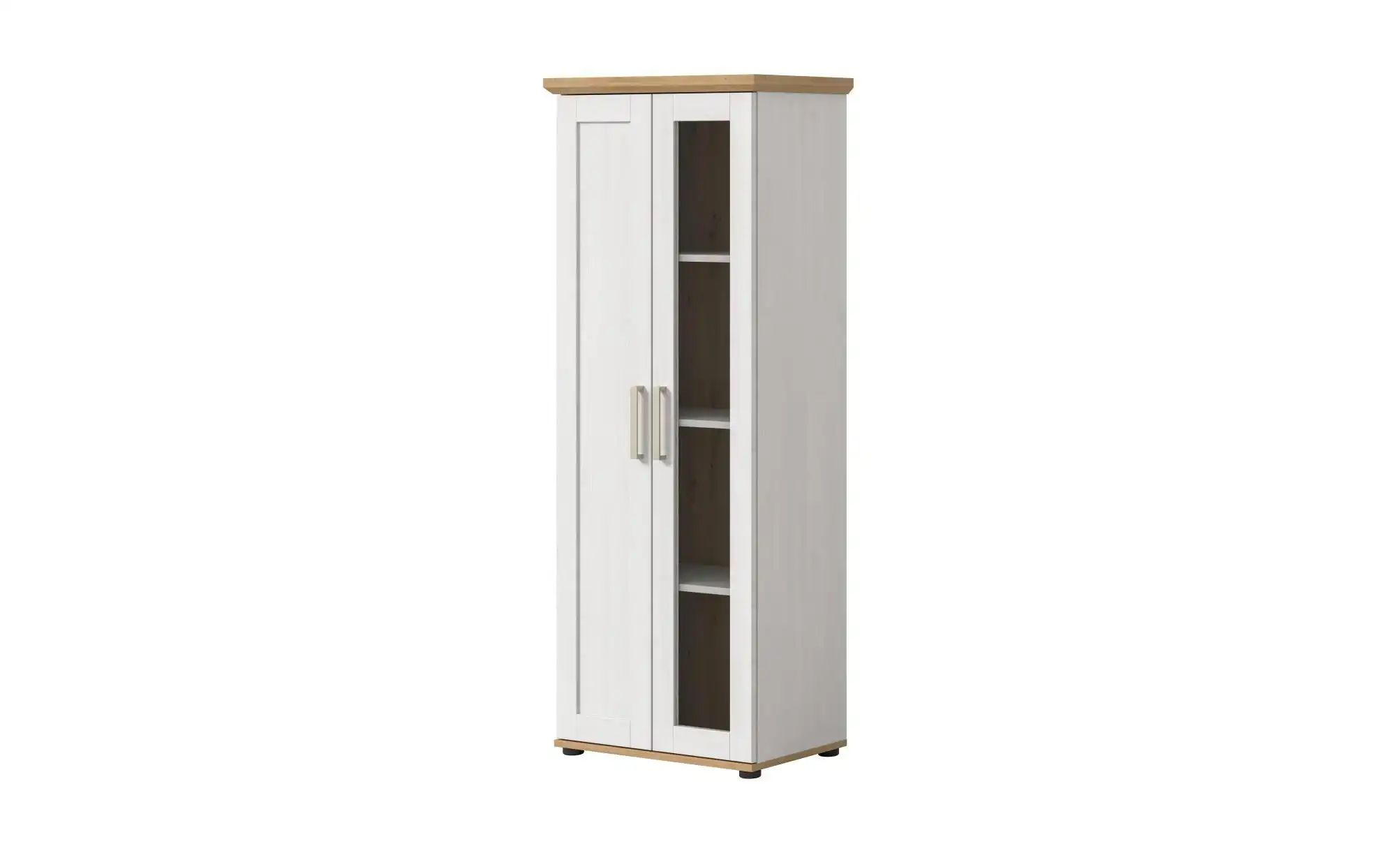 Vitrine   ¦ holzfarben ¦ Maße (cm): B: 64 H: 161 Schränke > Vitrinen - Höff günstig online kaufen
