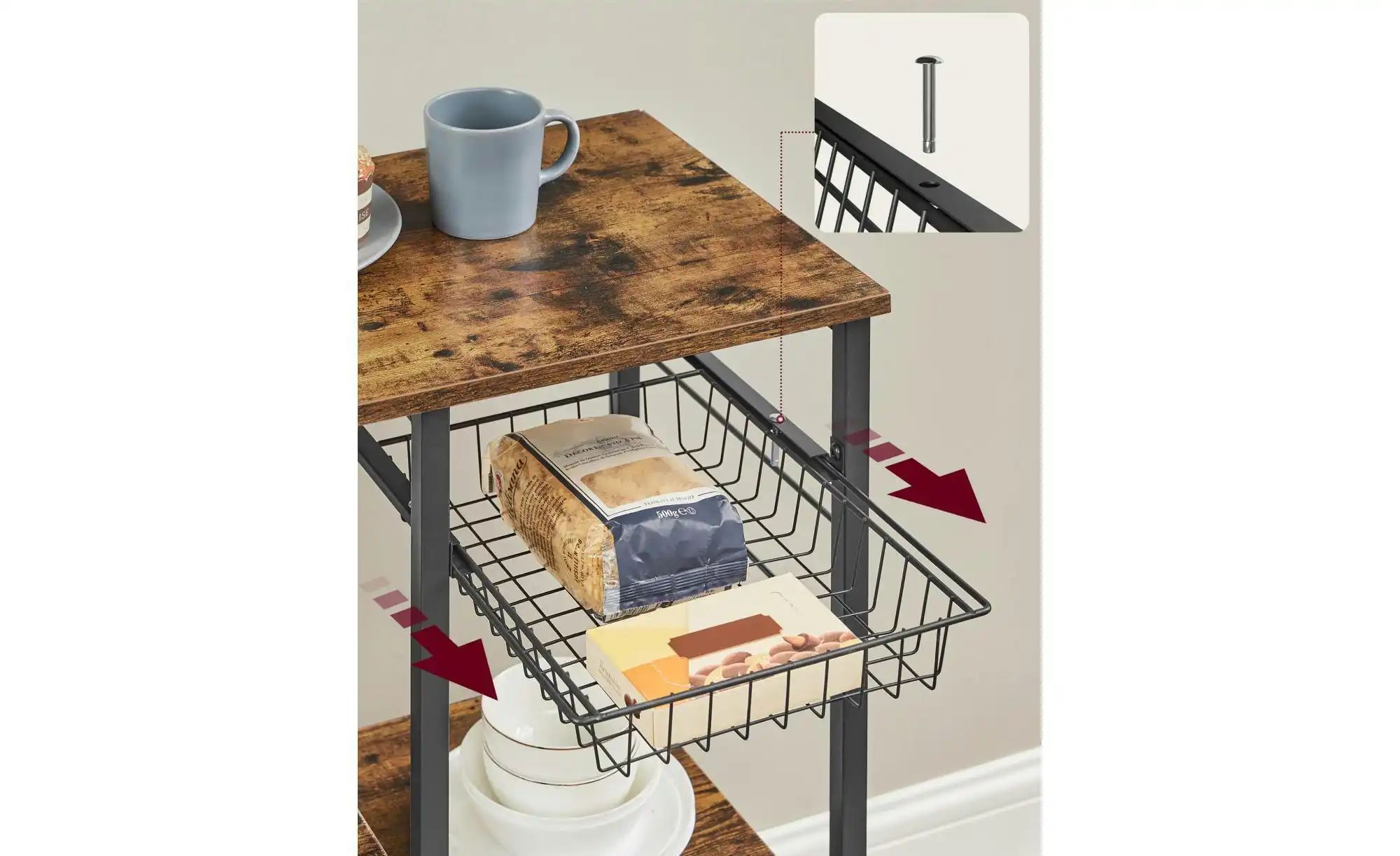 Thumbnail - Standregal   ¦ braun ¦ Maße (cm): B: 90 H: 132 Regale > Standregale - Höffner