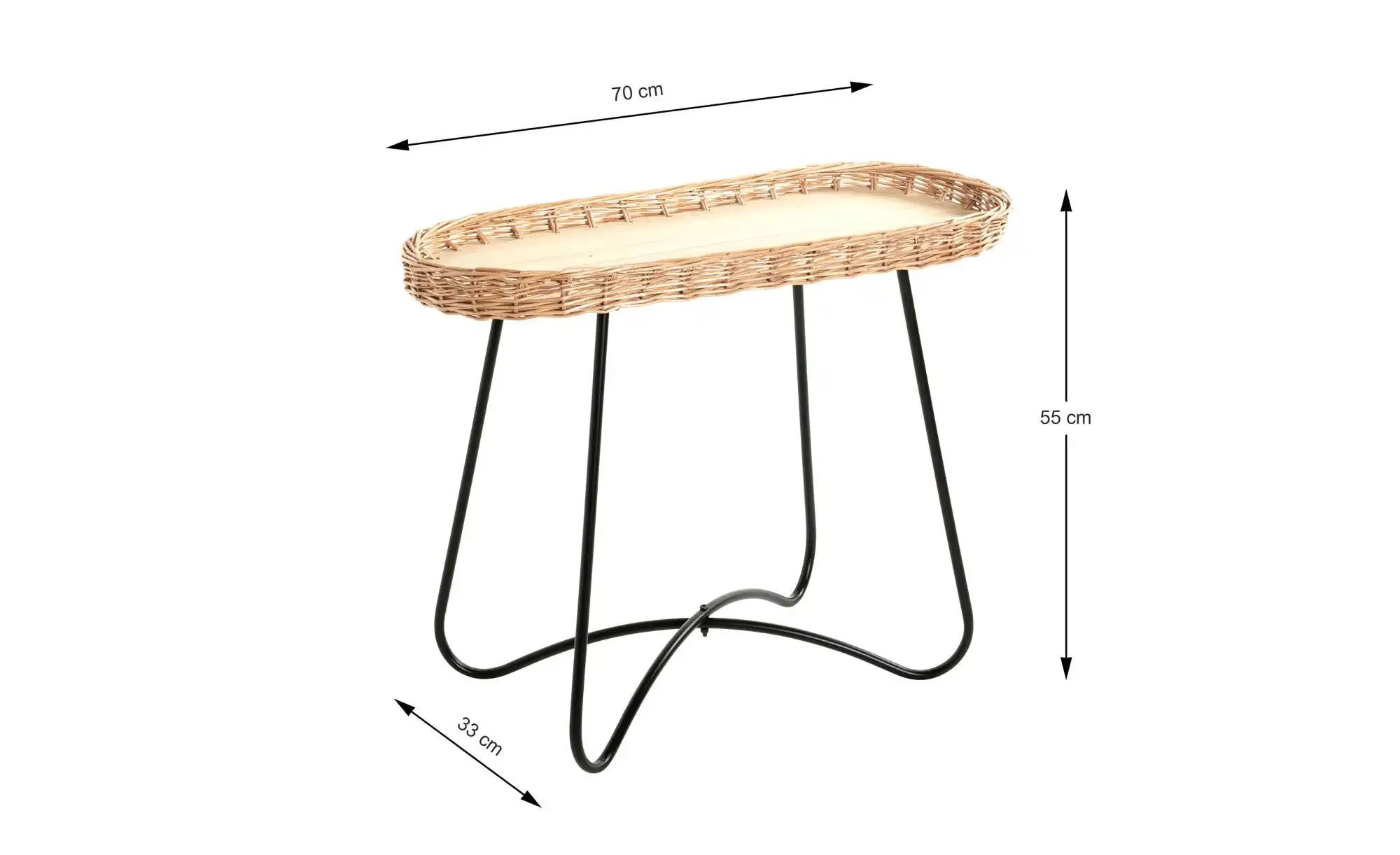 Beistelltisch   ¦ holzfarben ¦ Maße (cm): B: 70 H: 55 Tische > Beistelltisc günstig online kaufen