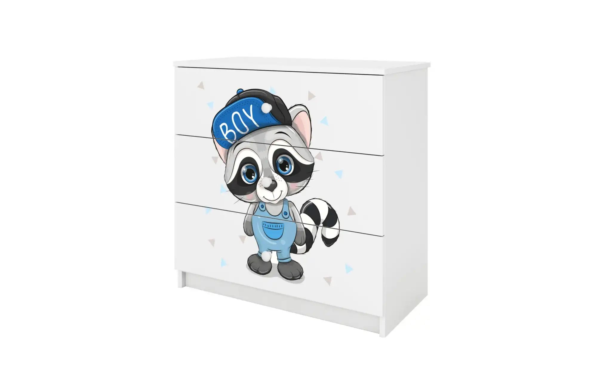 Kommode  Waschbär ¦ weiß ¦ Maße (cm): B: 81 H: 80,5 Kommoden & Sideboards > günstig online kaufen