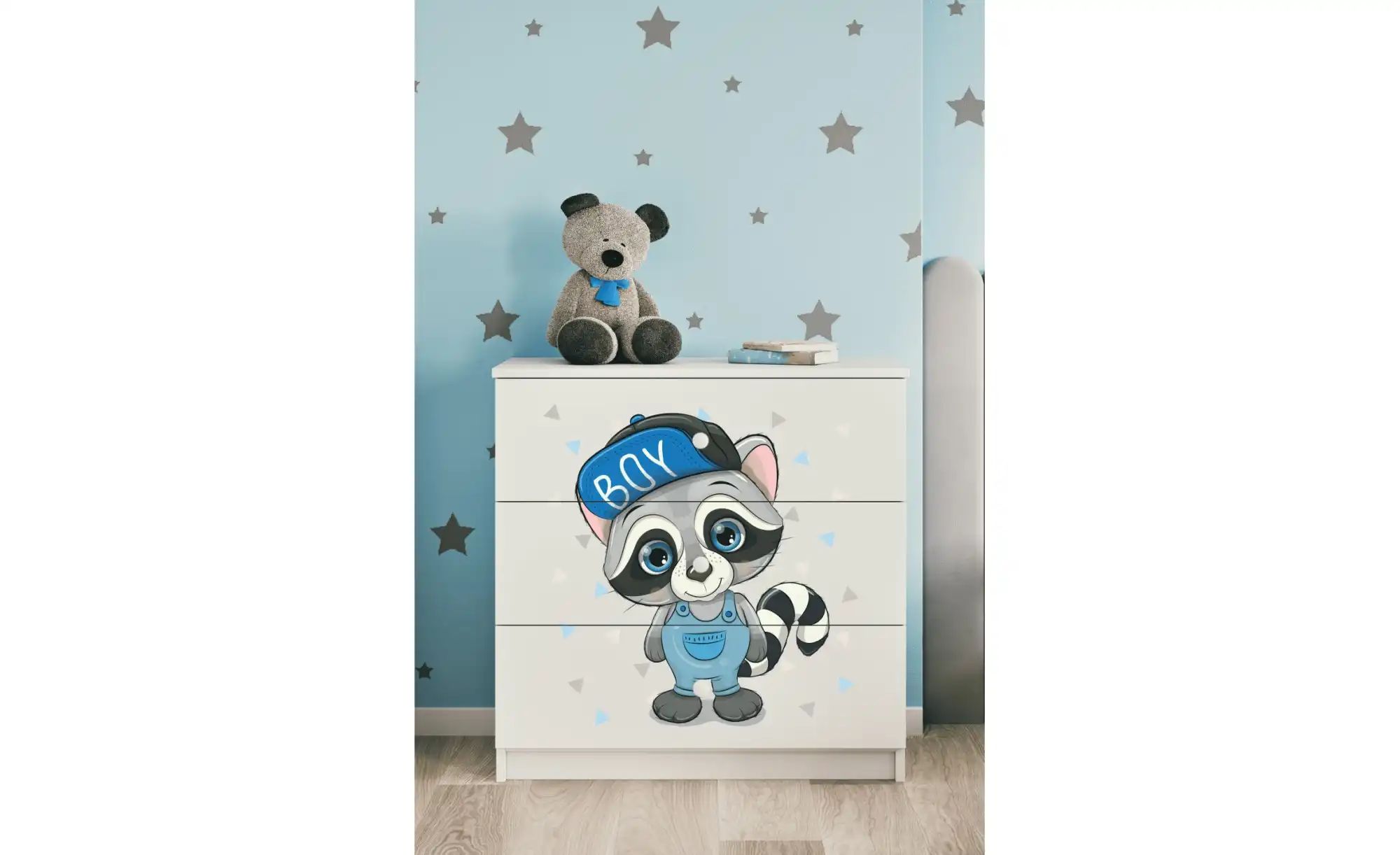 Kommode  Waschbär ¦ weiß ¦ Maße (cm): B: 81 H: 80,5 Kommoden & Sideboards > günstig online kaufen