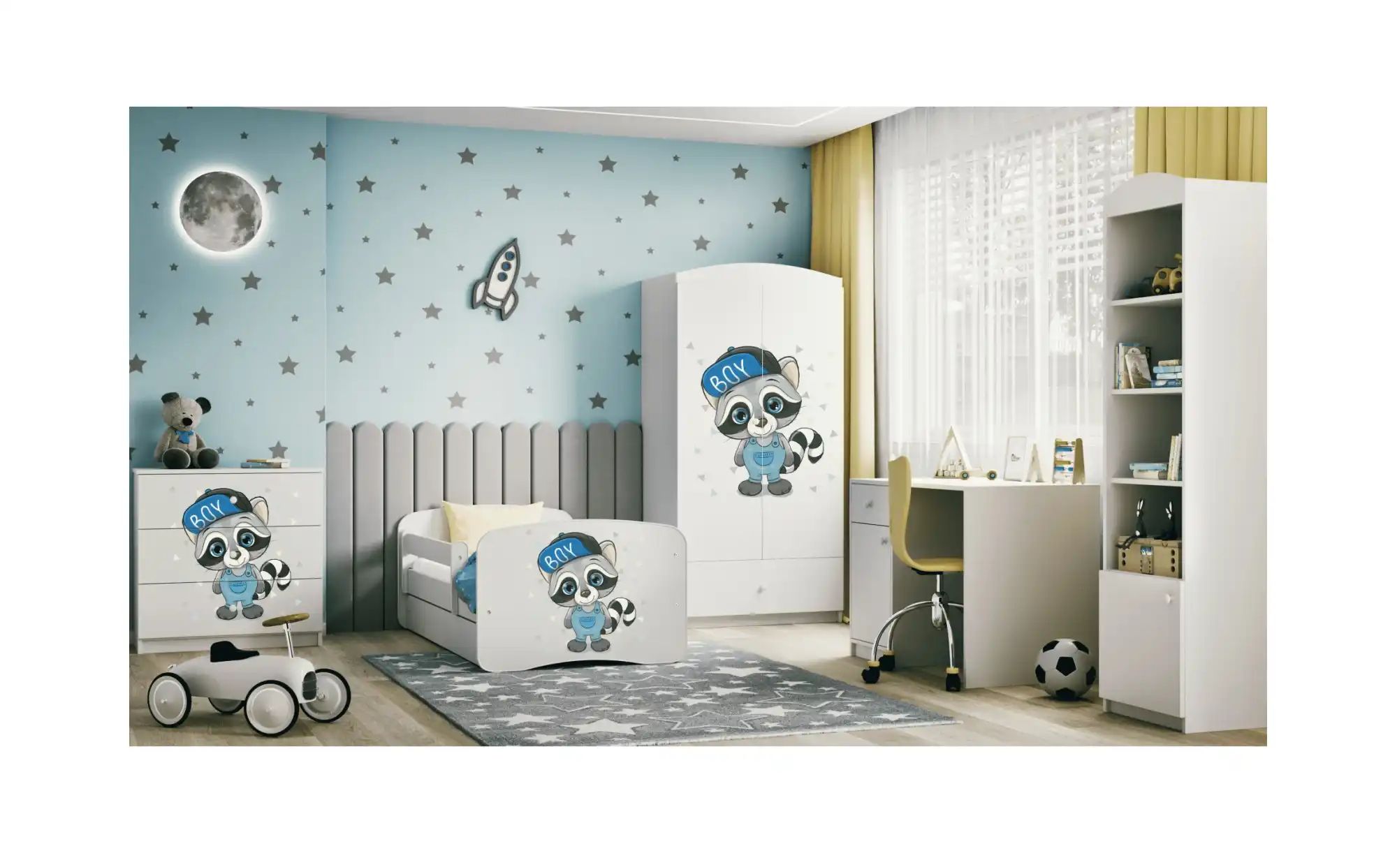 Thumbnail - Kommode  Waschbär ¦ weiß ¦ Maße (cm): B: 81 H: 80,5 Kommoden & Sideboards > Kommoden - Höffner