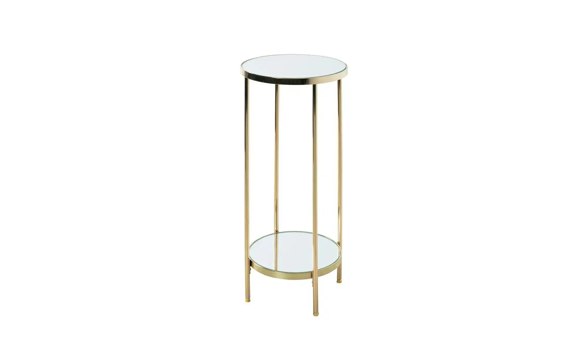 Blumensäule   ¦ gold ¦ Maße (cm): B: 28 H: 66  Ø: 28 Tische > Beistelltisch günstig online kaufen