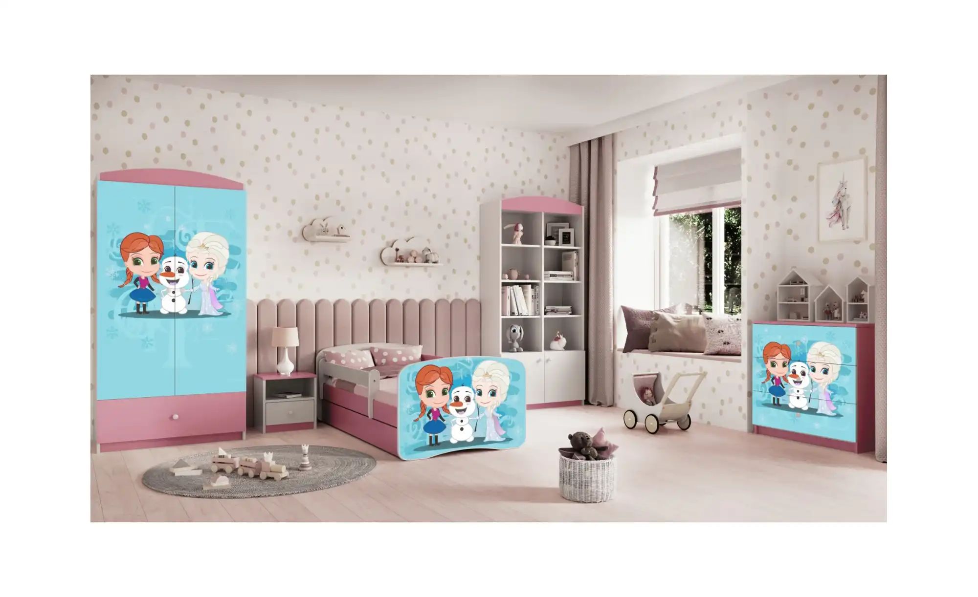 Thumbnail - Kommode Eiskönigin ¦ rosa/pink ¦ Maße (cm): B: 81 H: 80,5 Kommoden & Sideboards > Kommoden - Höffner