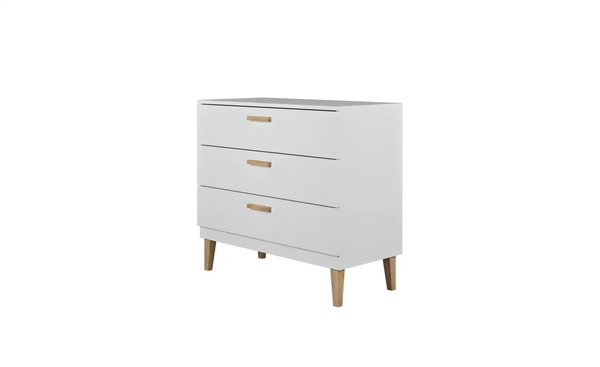 Kommode  Kubi ¦ weiß ¦ Maße (cm): B: 100 H: 90 Kommoden & Sideboards > Komm günstig online kaufen