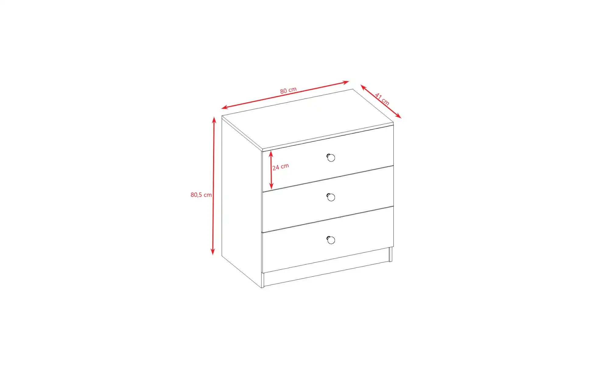 Kommode  Einhorn ¦ weiß ¦ Maße (cm): B: 81 H: 80,5 Kommoden & Sideboards > günstig online kaufen