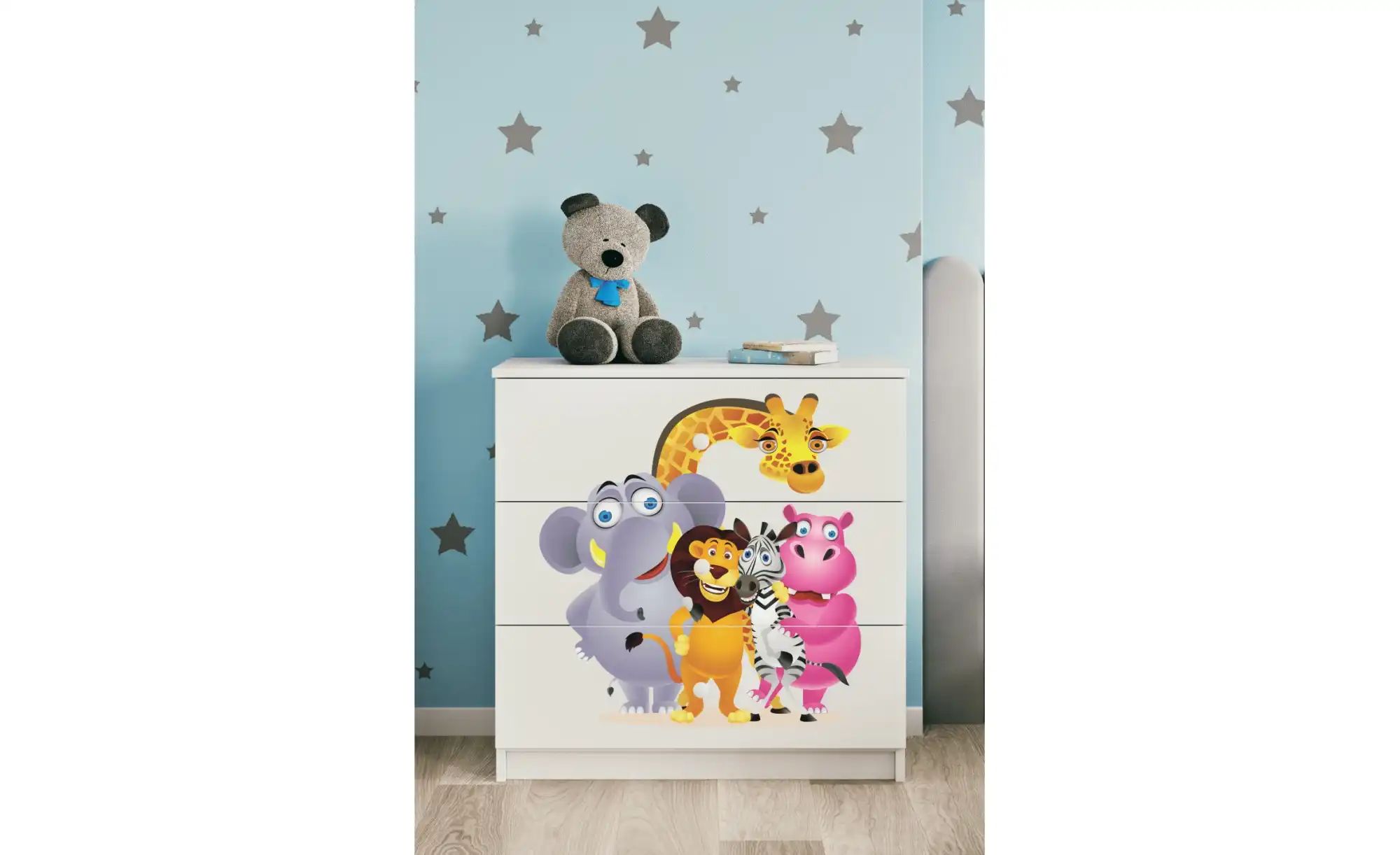 Thumbnail - Kommode  Zoo ¦ weiß ¦ Maße (cm): B: 81 H: 80,5 Kommoden & Sideboards > Kommoden - Höffner