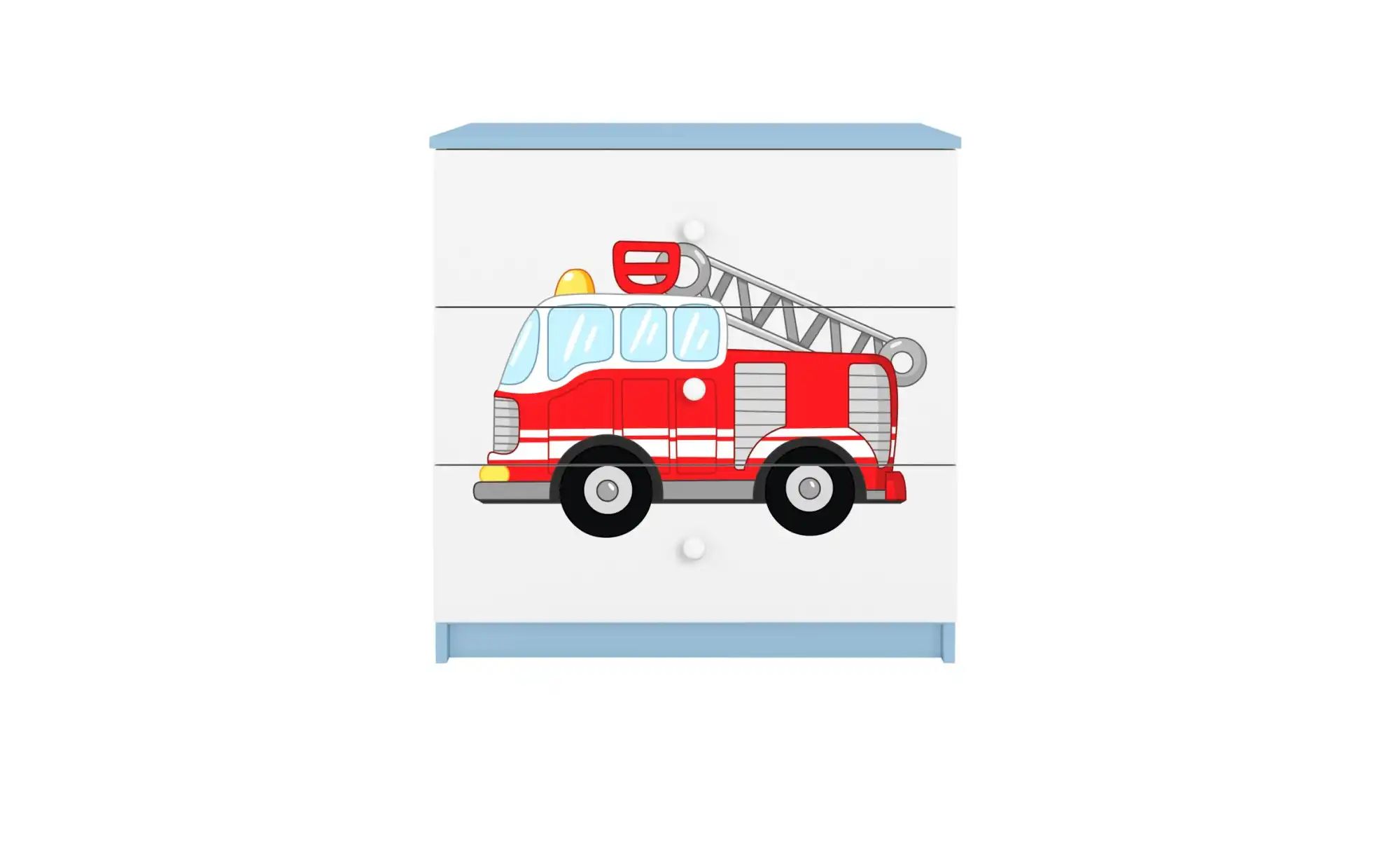 Kommode  Feuerwehr ¦ blau ¦ Maße (cm): B: 81 H: 80,5 Kommoden & Sideboards günstig online kaufen